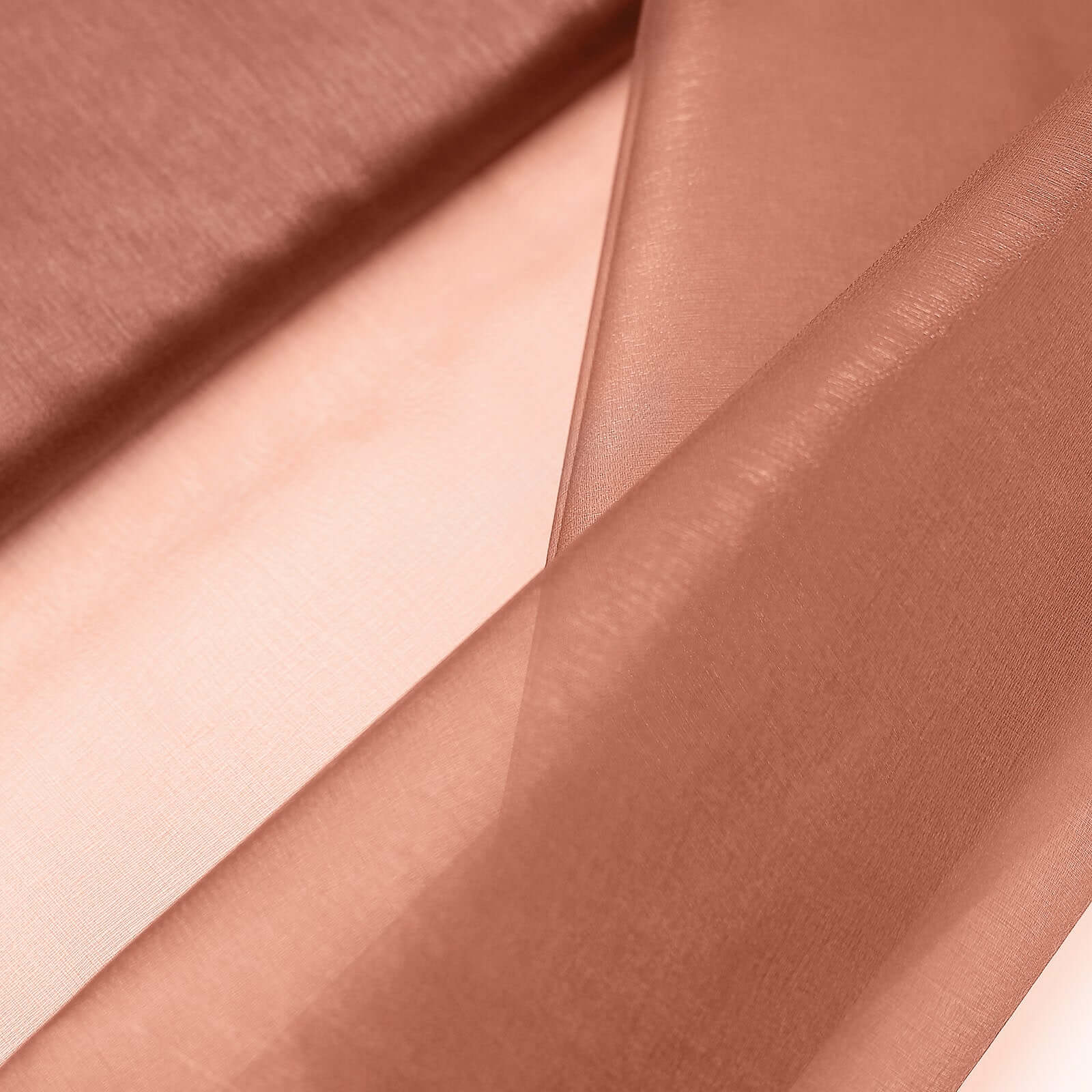 54-Inch Wide, 10-Yard Terracotta (Rust) High-Quality Sheer Chiffon Fabric Bolt for DIY