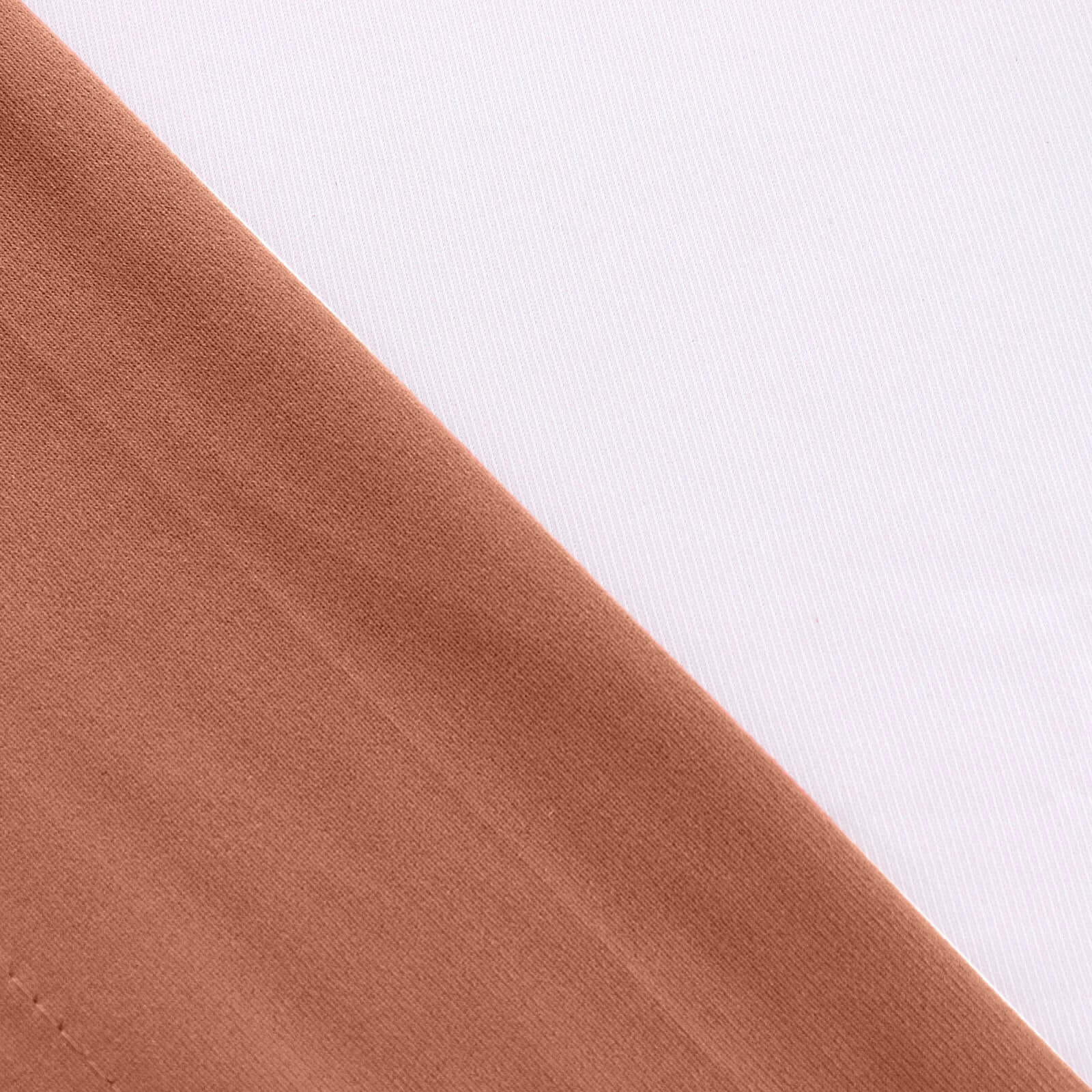 2-Pack Terracotta (Rust) Scuba Polyester Event Curtains - 10ftx10ft, Durable Flame Resistant, Wrinkle-Free
