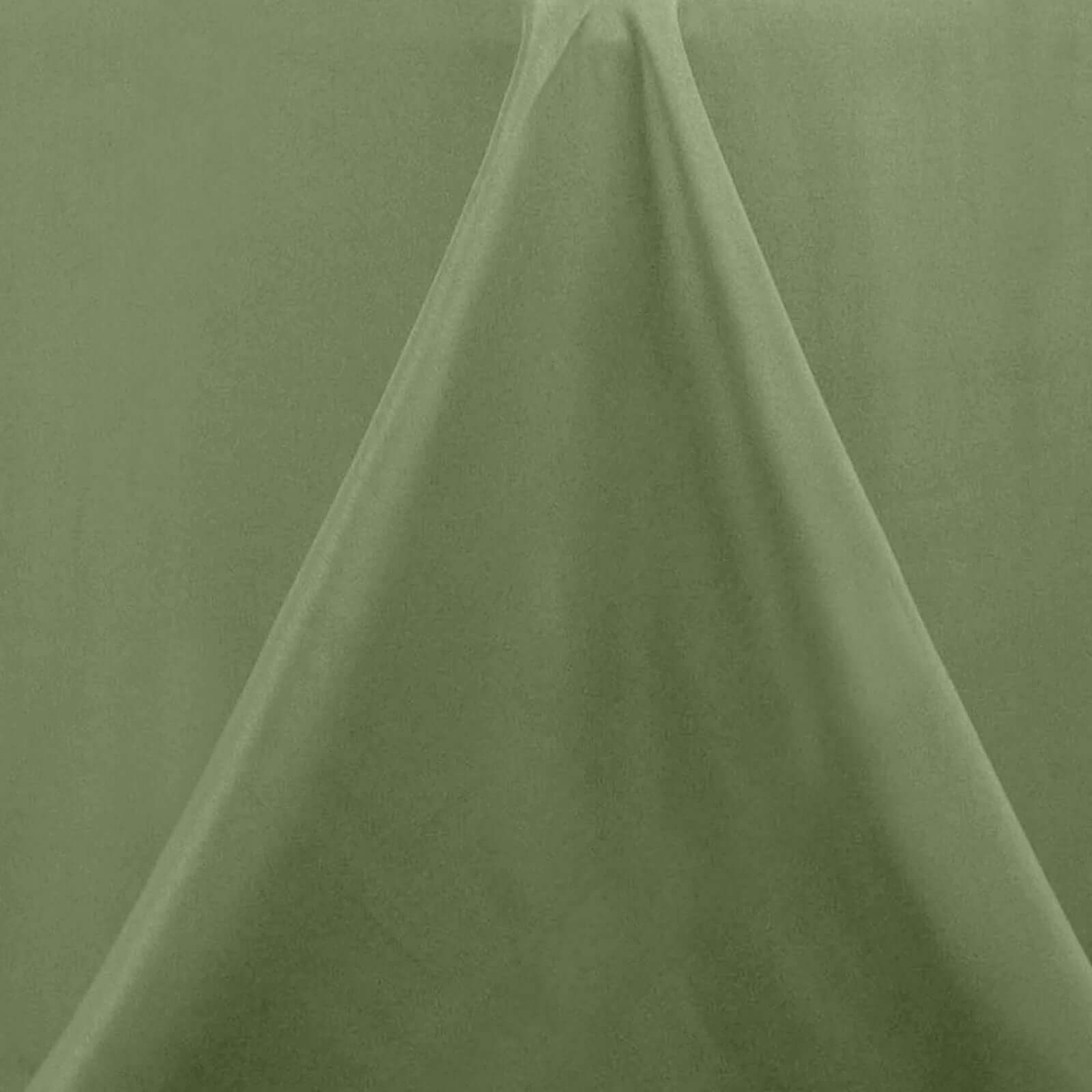 220GSM Seamless Stain-Resistant Premium Polyester Rectangle Tablecloth in Dusty Sage Green 90x132