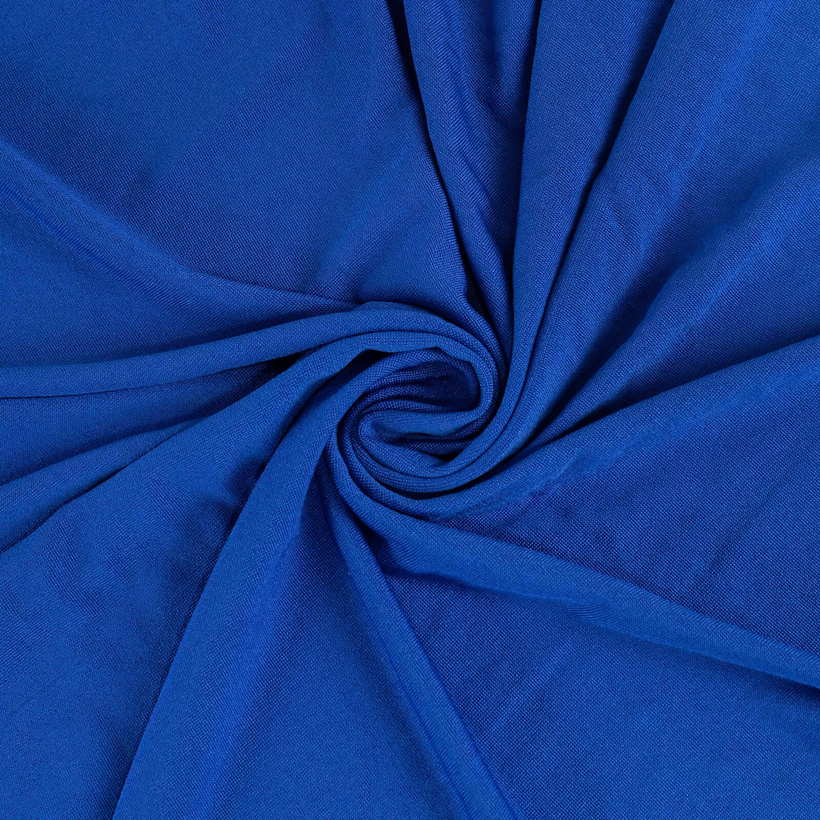 Royal Blue 6ft Stretch Spandex Round Tablecloth - Durable & Form-Fitting