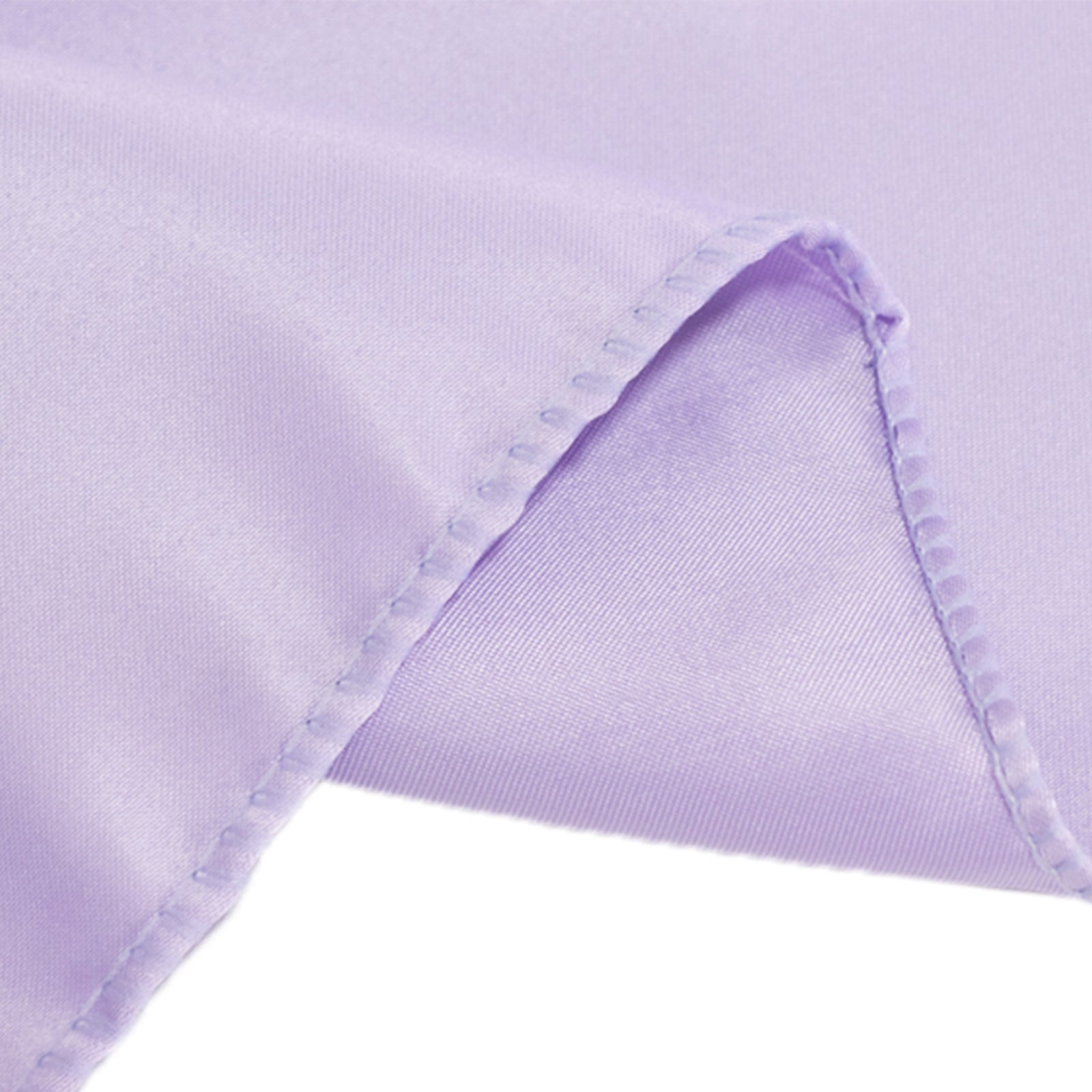 Lavender Lilac Lamour Satin 72x72 Square Table Overlay with Smooth Finish