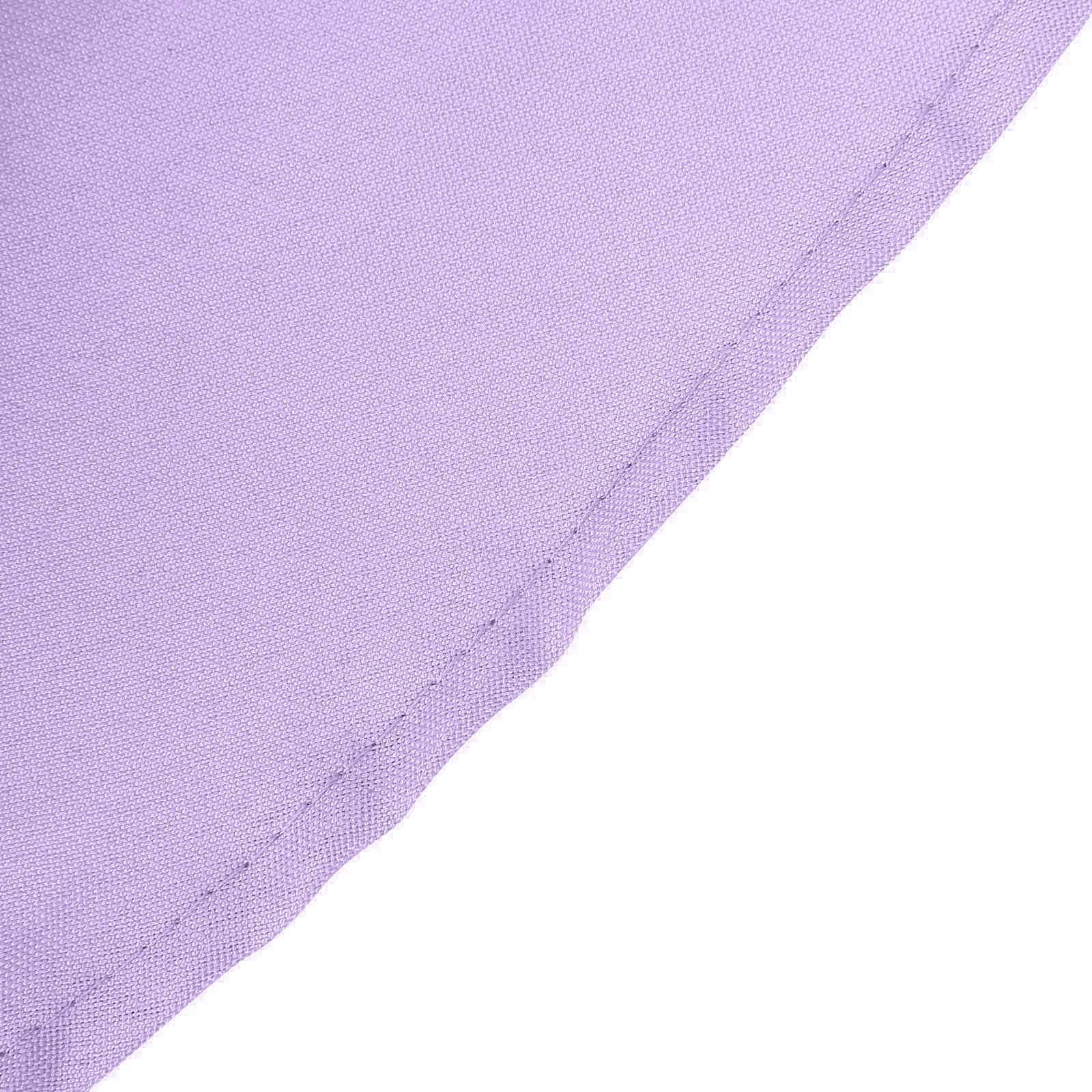 Amazing Seamless Wrinkle-Resistant Polyester Rectangle Tablecloth in Lavender Lilac, 90x132