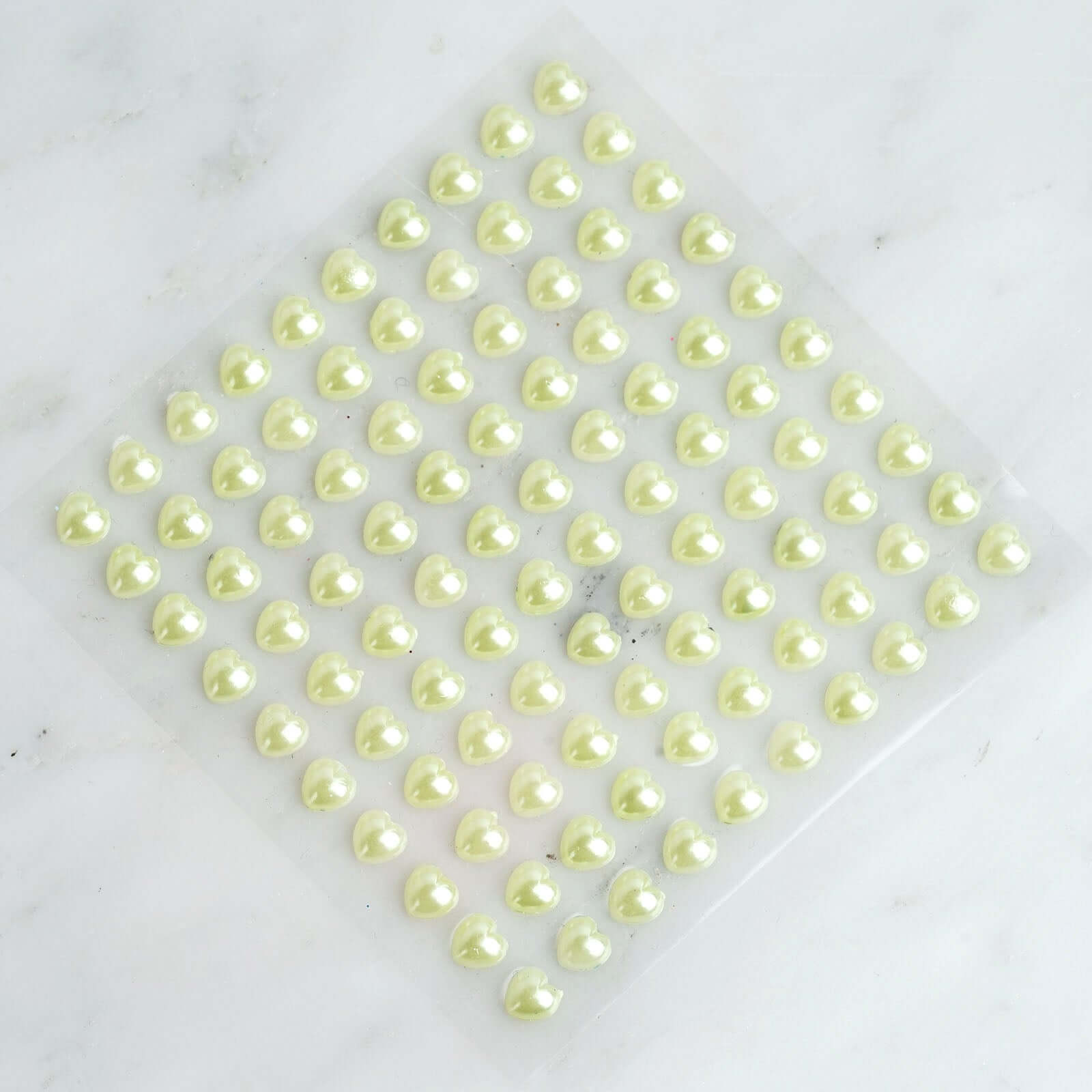 600 Pcs Apple Green Heart Diamond Rhinestone Stickers for DIY Crafts - Great Deal