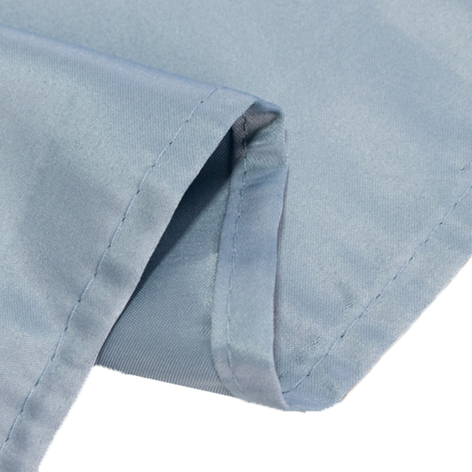 Hot Deal! Durable & Silky Lamour Satin Rectangle Tablecloth in Dusty Blue (60x102)