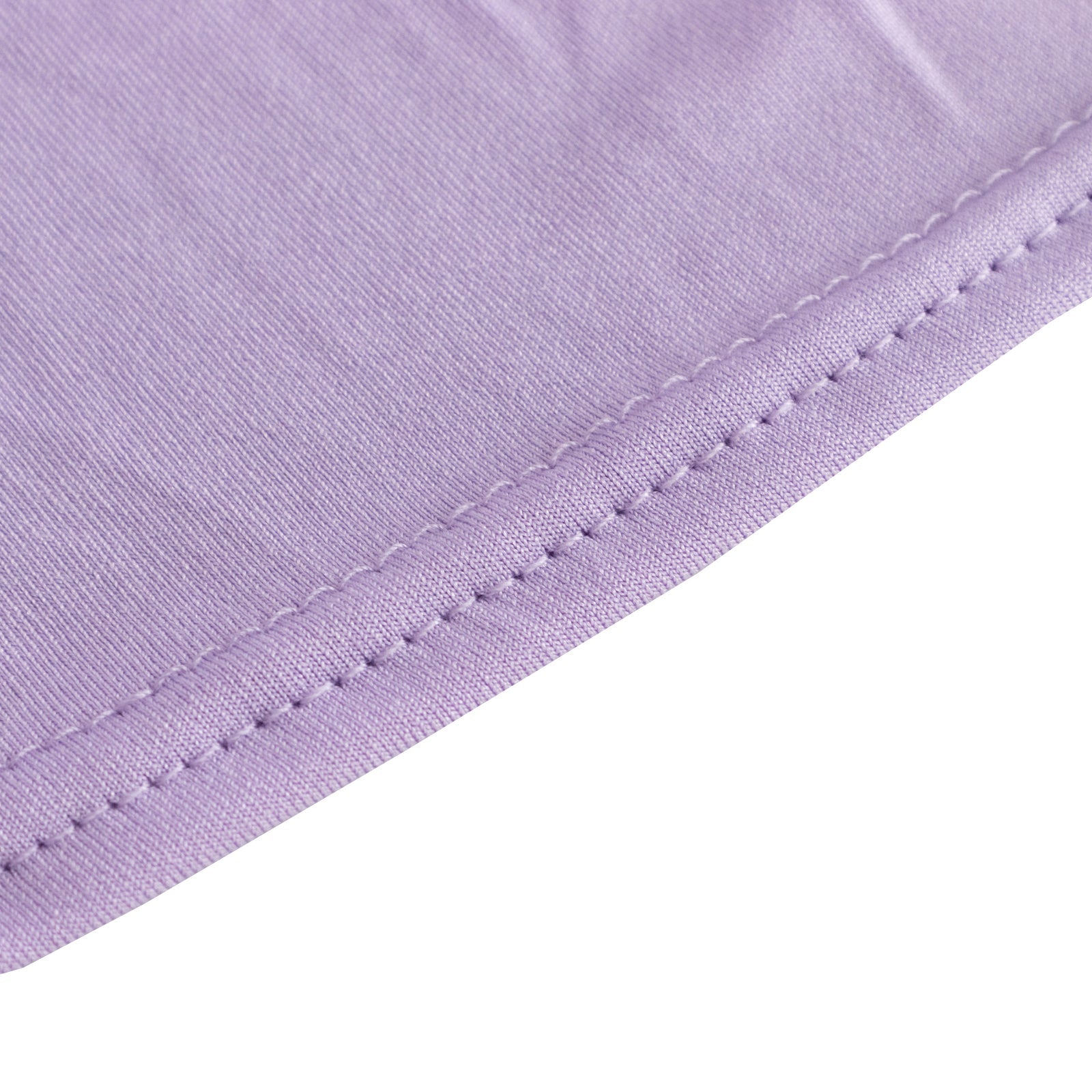 Lavender Lilac Spandex Stretch Fitted Cocktail Table Cover for 24 - 32 Dia Tables