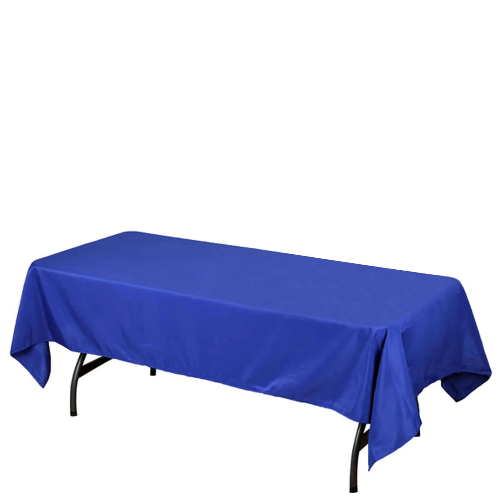 Durable and Stylish Royal Blue 60x102 Rectangle Polyester Tablecloth