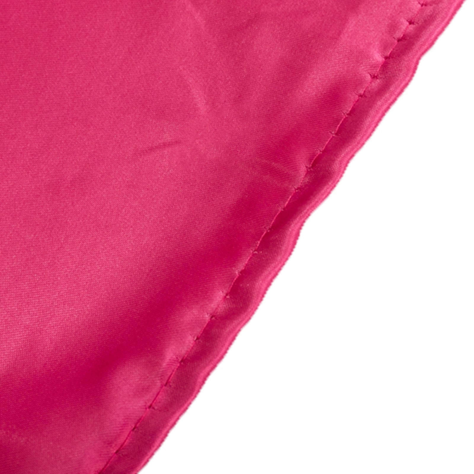 Exclusive Fuchsia Lamour Satin Rectangle Tablecloth - 60x102, Durable & Silky Soft