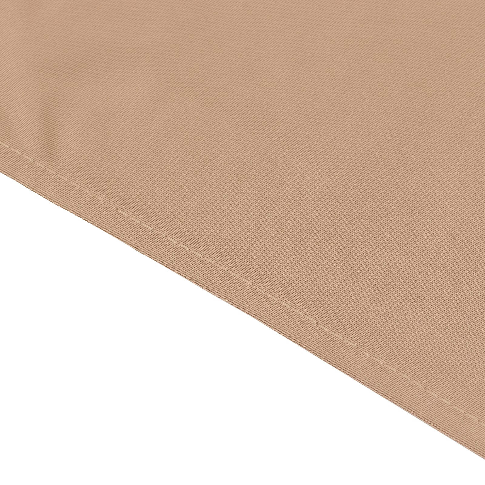 Premium Wrinkle-Free & Stain-Resistant Nude 70x70 Scuba Table Overlay