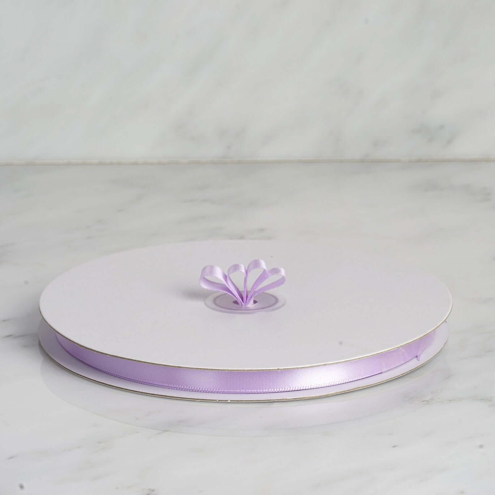 100 Yards 3/8-Inch Lavender Lilac Single-Sided Decorative Satin Ribbon
