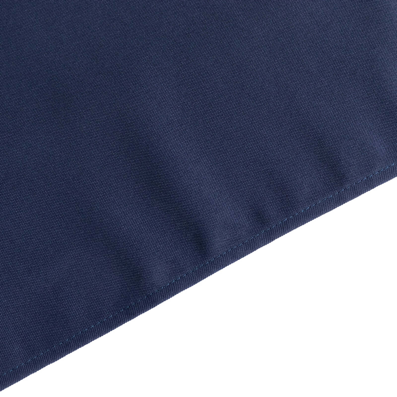 Navy Blue Premium Polyester 60x126 Rectangle Tablecloth - Stain-Resistant 220GSM Finish, Ideal for Events
