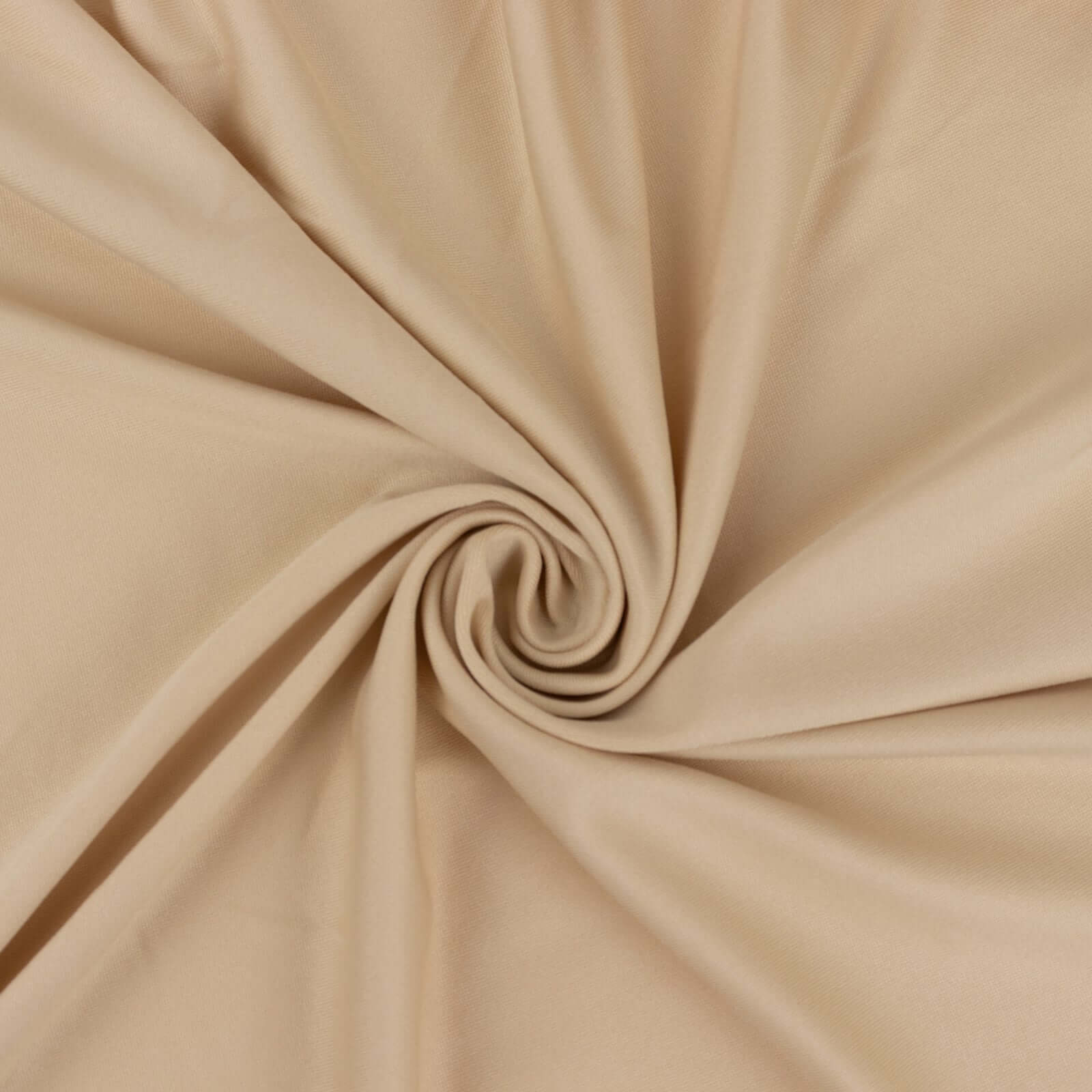 Hot Deal! 60x10 Yards Beige Spandex 4-Way Stretch Fabric Roll for DIY Crafts