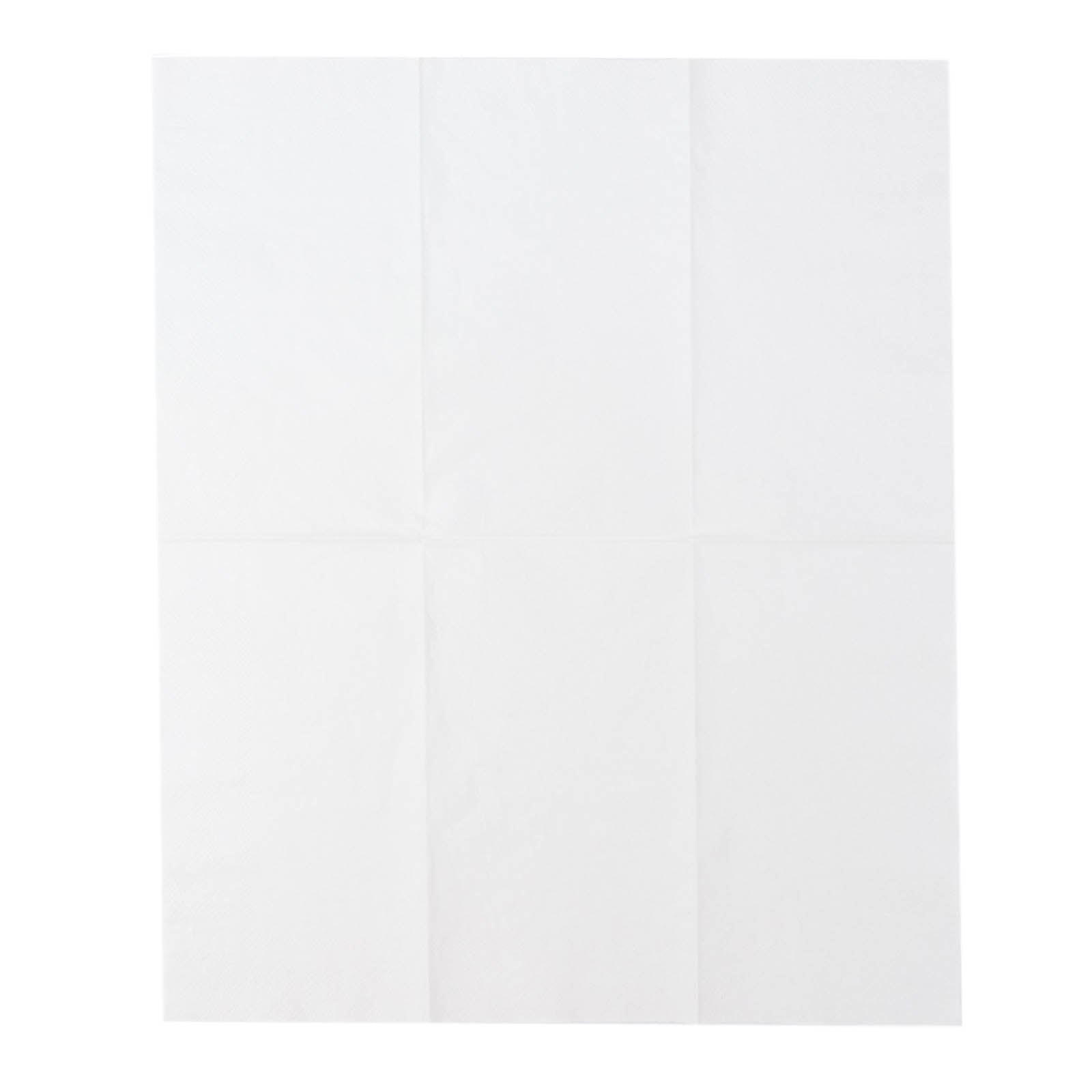 Great Deal! 50-Pack Disposable 2-Ply Soft White Paper Cocktail and Beverage Napkins for Weddings