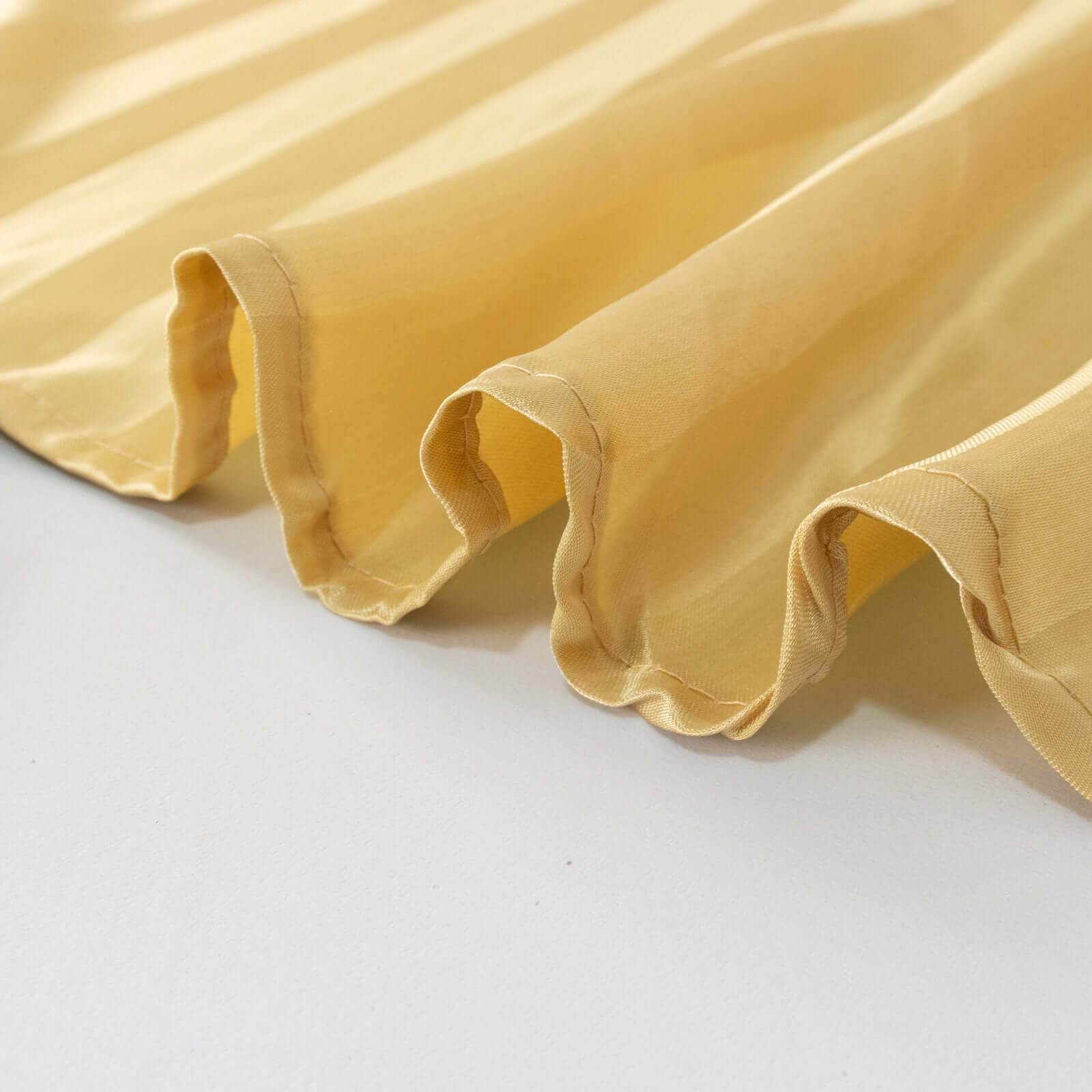 Silky Smooth Champagne Satin 120" Round Tablecloth - Ideal for Events