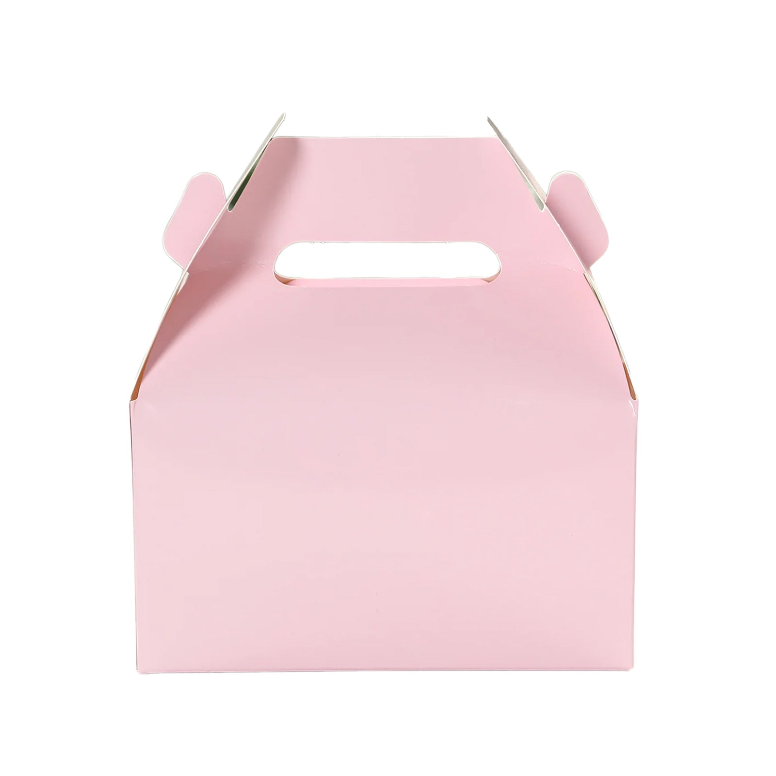 25-Pack Blush Tote Gable Candy Gift Party Favor Boxes