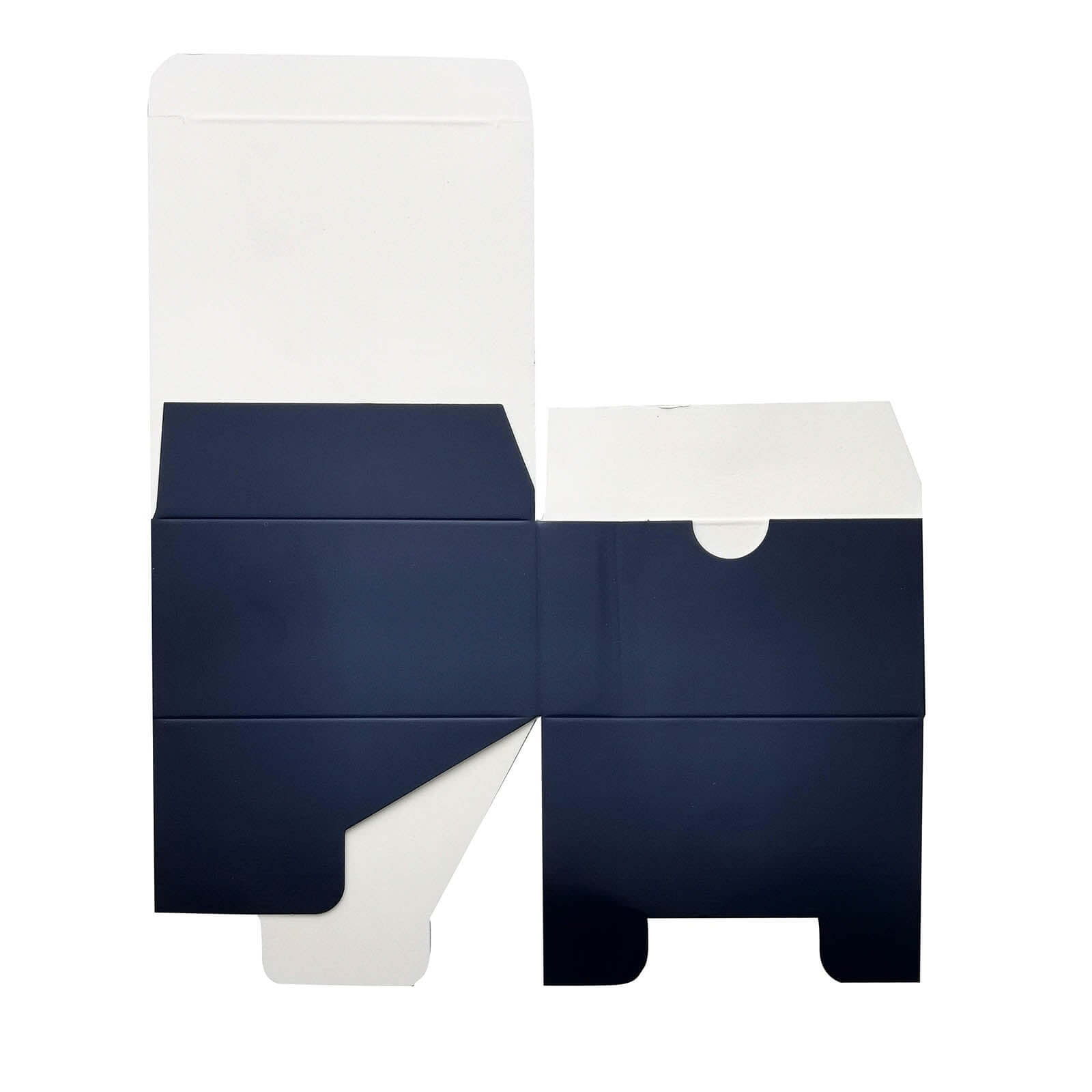 100-Pack Navy Blue Cardstock 4x4x2 Party Favor Gift Boxes for DIY - Great Value!
