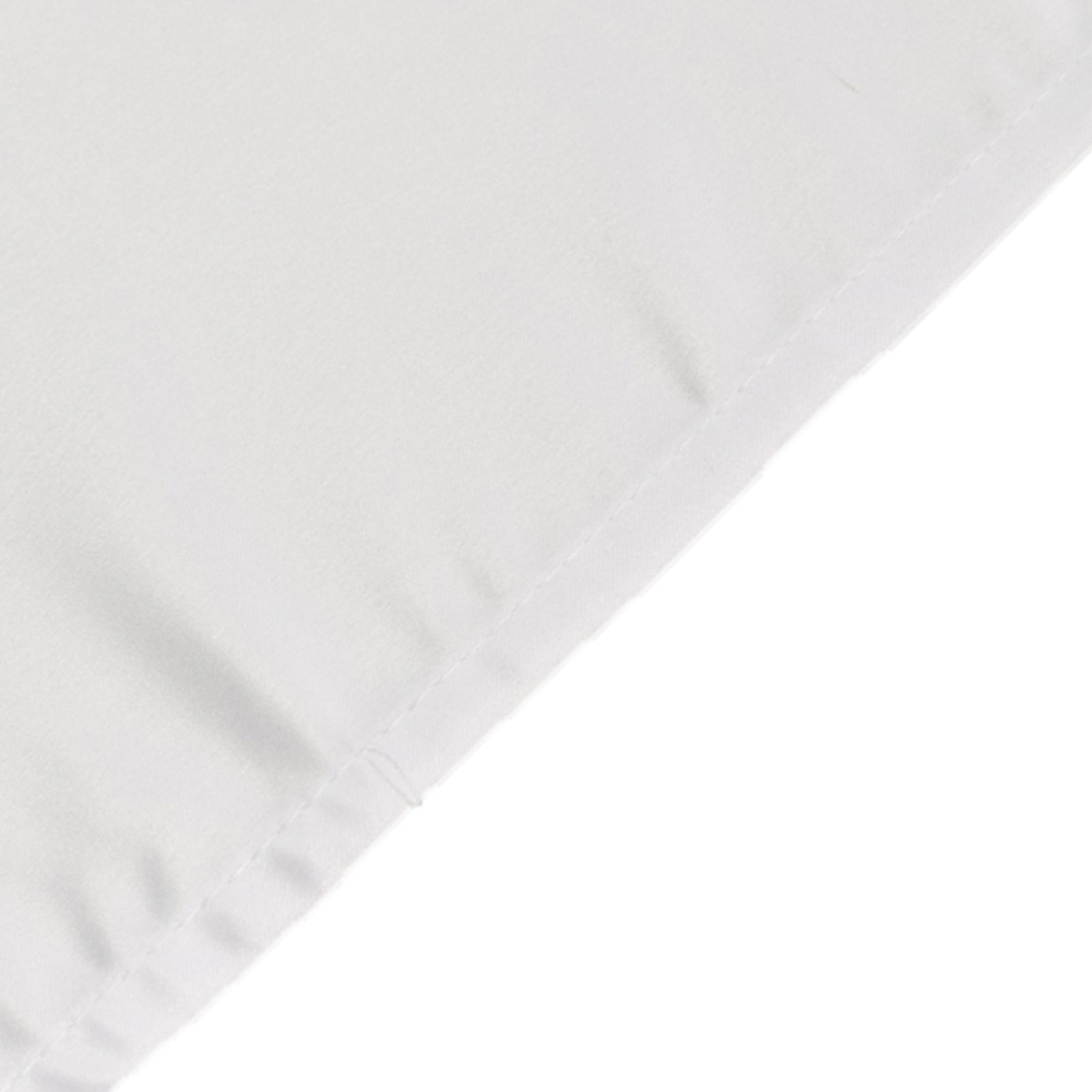 Premium White Lamour Satin Rectangle Tablecloth (60x102) for Weddings and Banquets - Durable & Soft