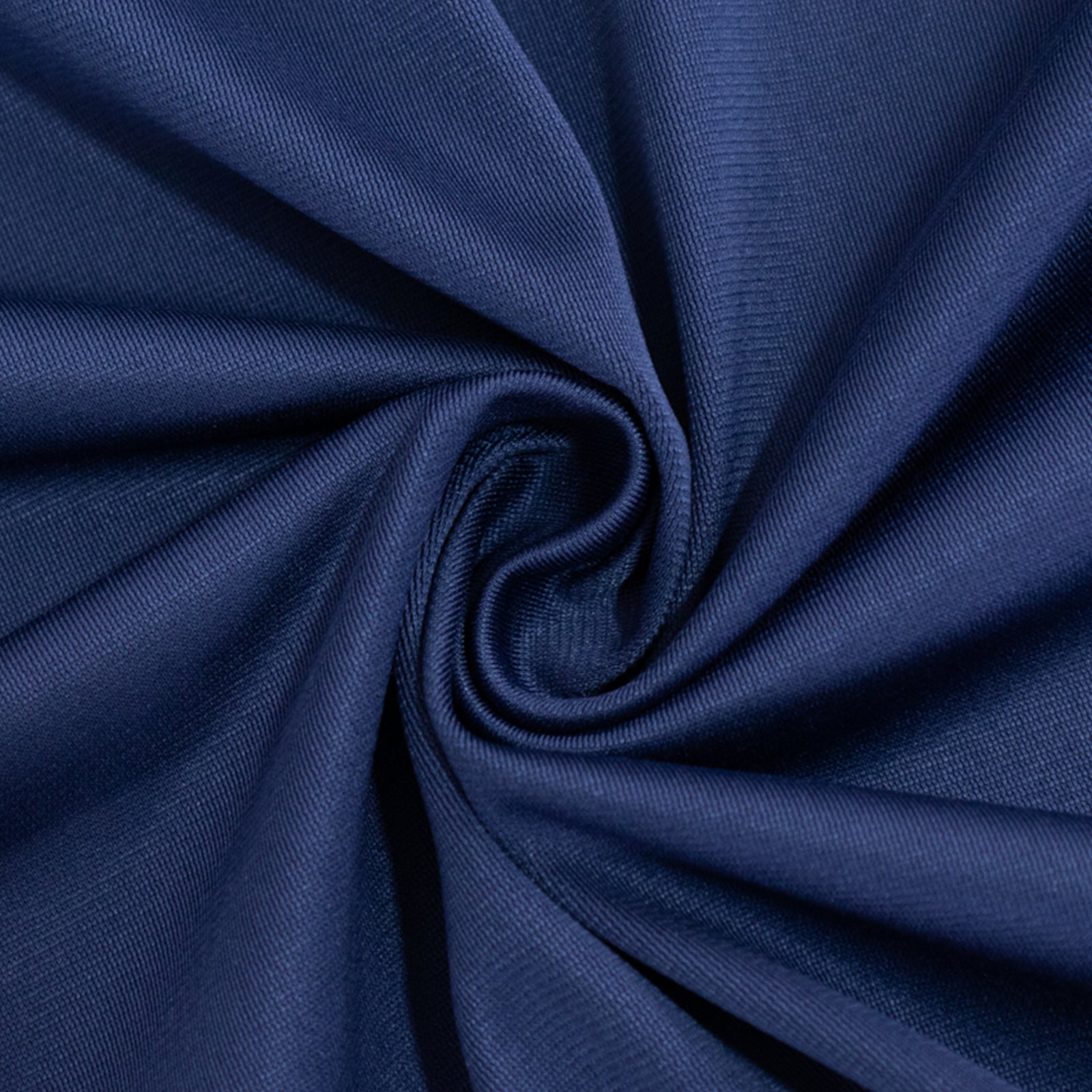 Navy Blue Wrinkle-Free Premium Scuba Polyester Table Runner 24x72 Wide
