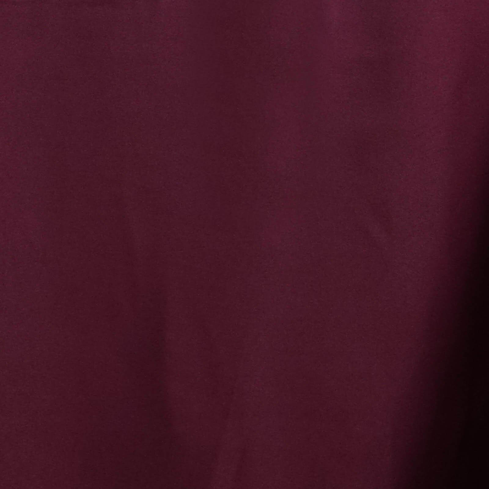 Burgundy Seamless Wrinkle-Resistant 90x156 Polyester Rectangle Tablecloth