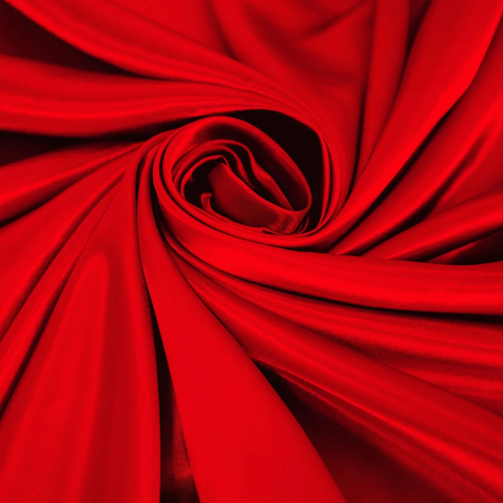 Hot Deal! Red Seamless Satin Rectangular Tablecloth, 90x156 Inches