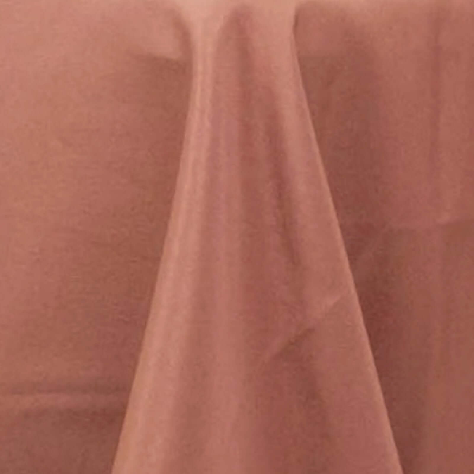 Hot Deal! 90x132 Premium Seamless 220GSM Stain-Resistant Terracotta (Rust) Polyester Tablecloth