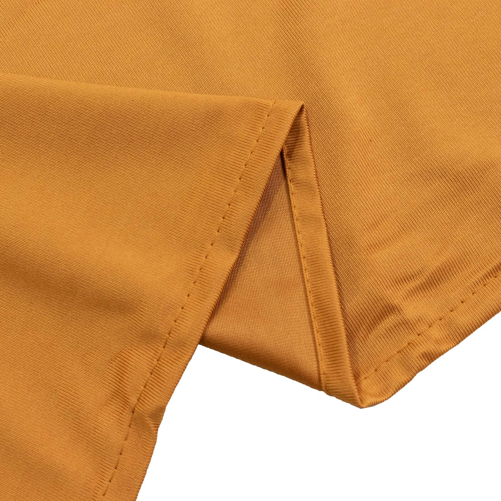 Premium Gold Scuba Polyester Event Curtain Drapes - Durable, Flame Resistant & Wrinkle Free, 5ftx14ft