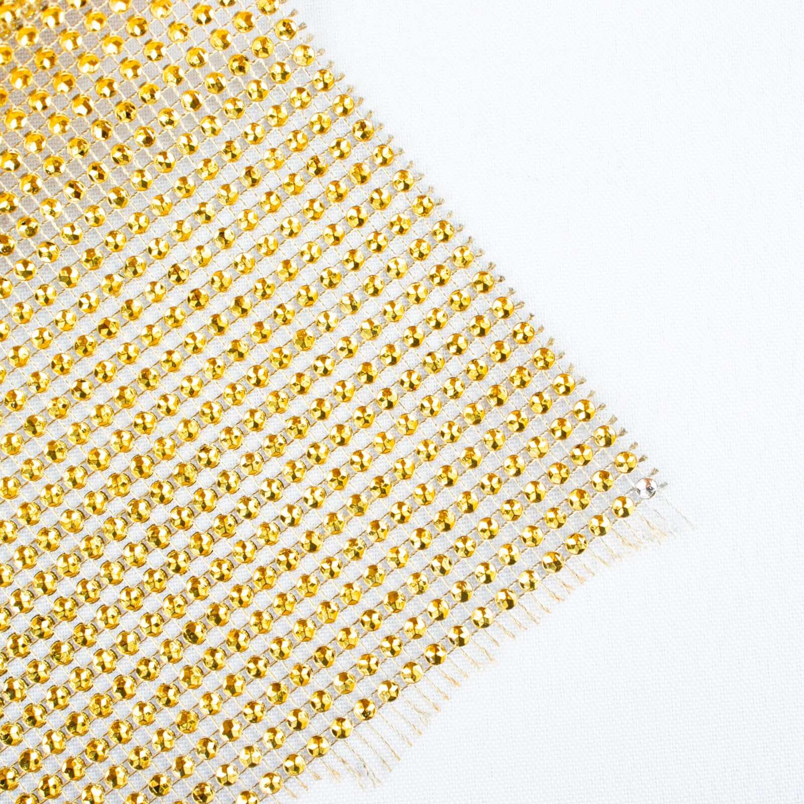 Hot Sale! 10x108 Gold Plastic Table Runner with Luxurious Diamond Mesh Shine