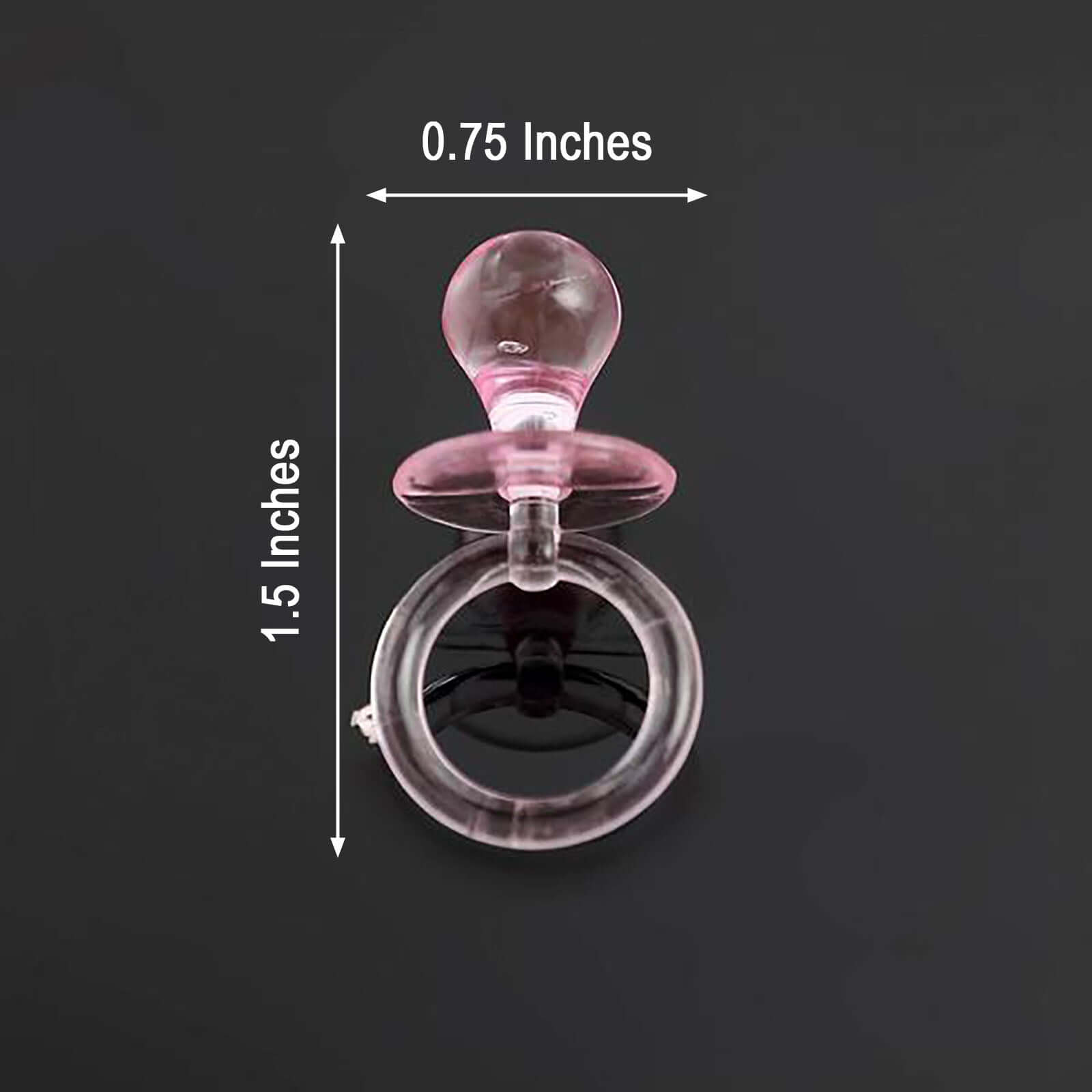 Hot Deal! 12-Pack Pink Decorative Baby Pacifiers for Baby Showers