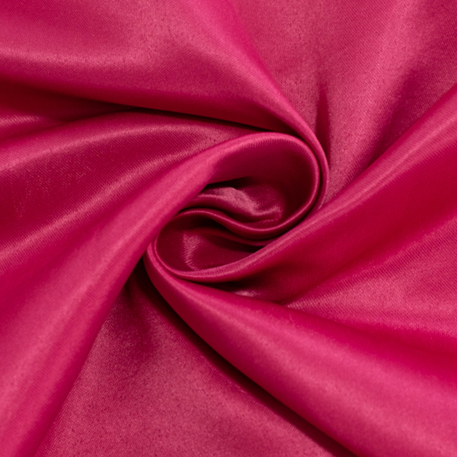 Exclusive Fuchsia Lamour Satin 120" Round Tablecloth - Seamless with Soft Sheen