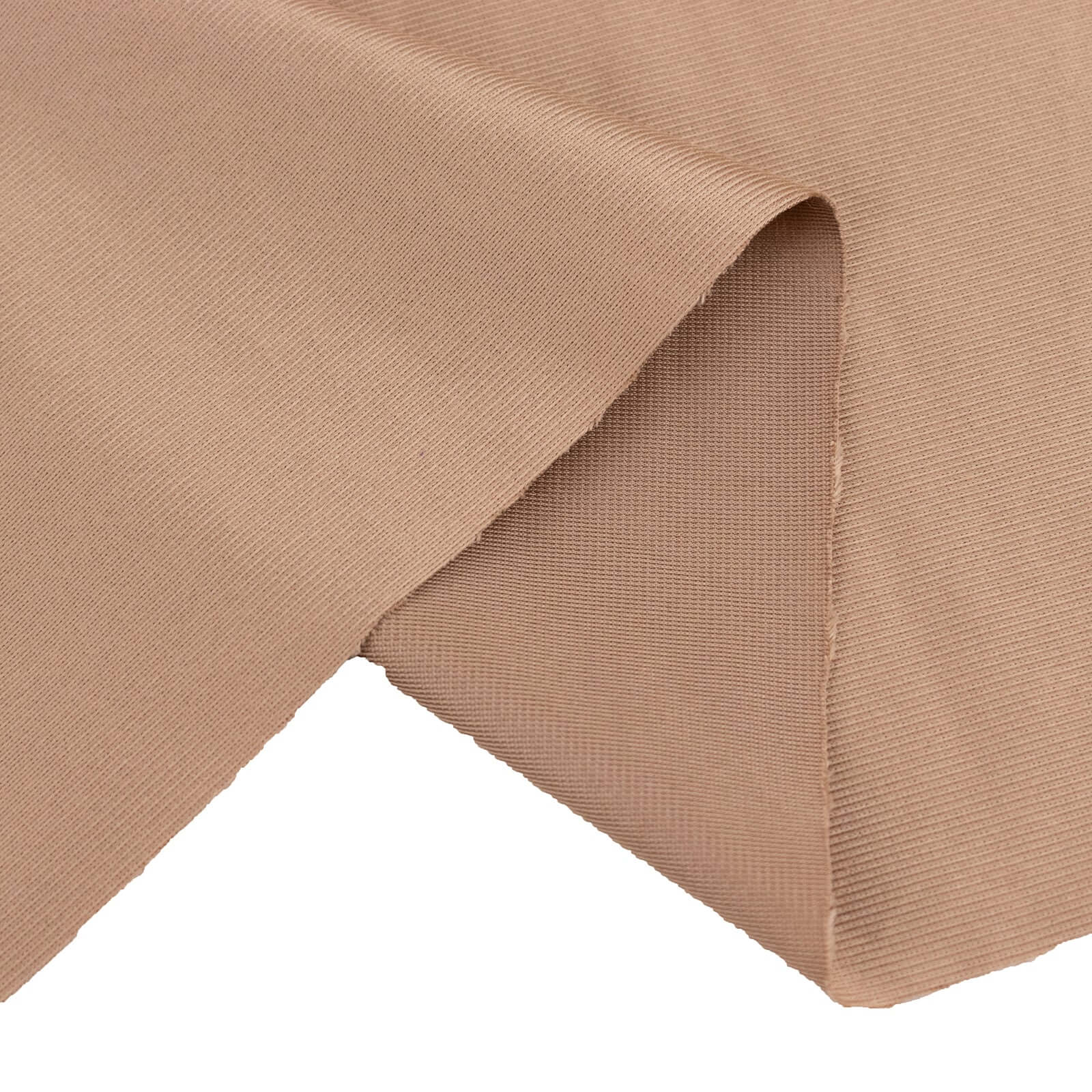 Exclusive Nude Scuba Polyester Fabric Roll - 60x10 Yards, Wrinkle-Free for DIY