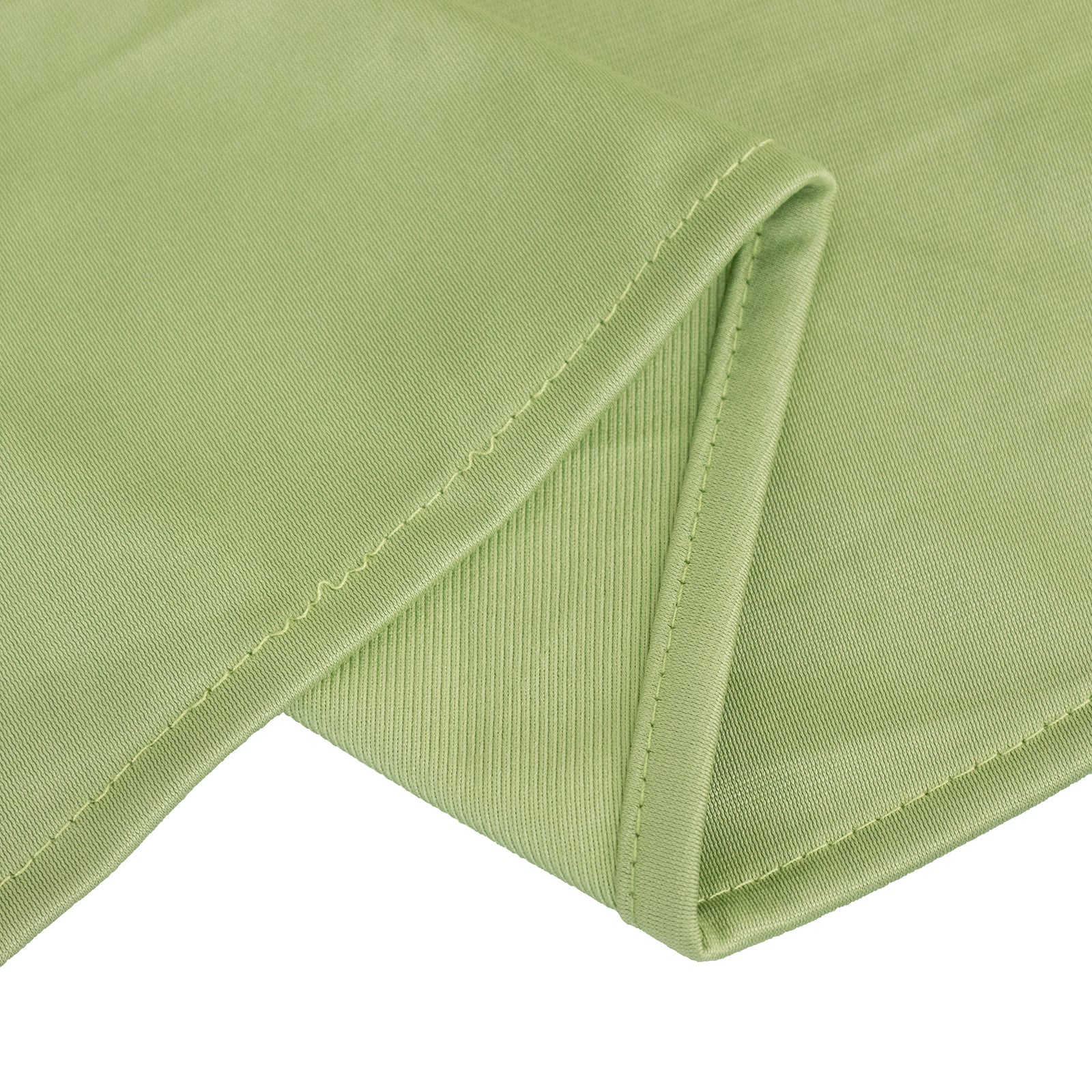 Hot Sale! Premium Sage Green 108" Round Scuba Tablecloth - Wrinkle & Stain Free