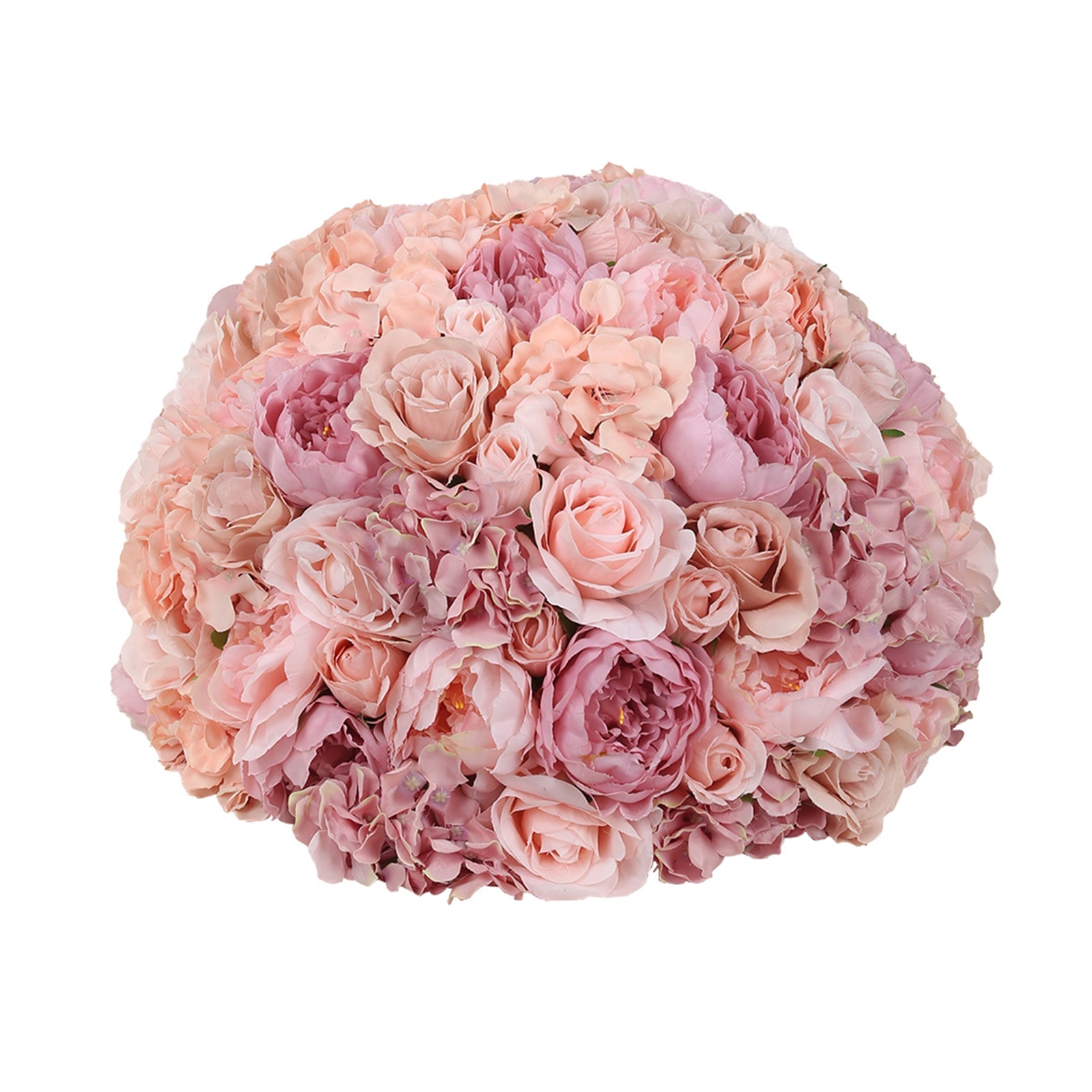 Hot Sale! Large Blush Artificial Silk Rose Flower Balls for Wedding Centerpieces and Table Decor