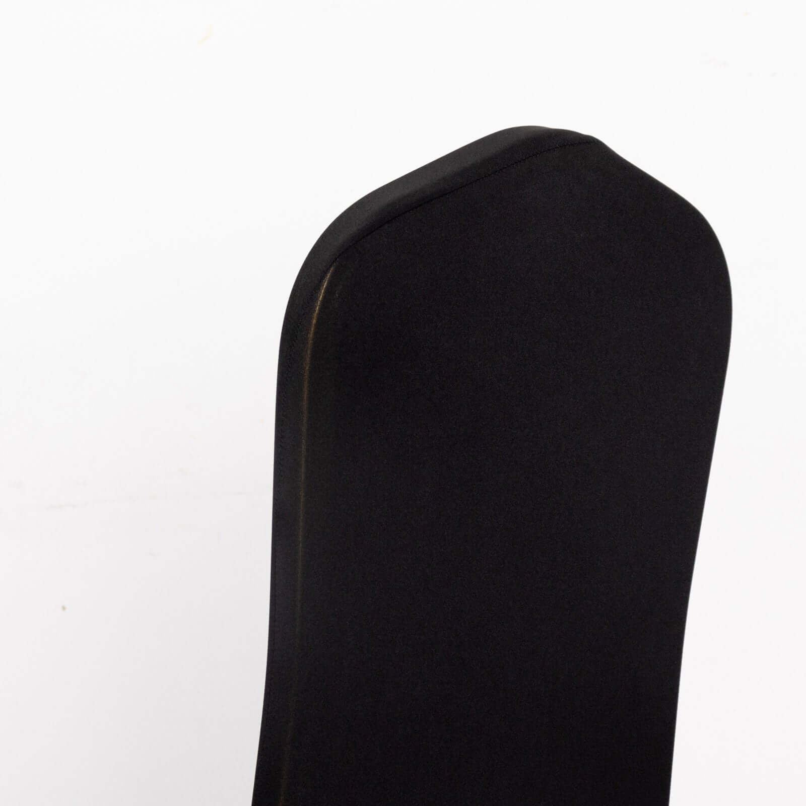 Hot! Black Premium Stretch Spandex Banquet Chair Cover - Durable 160GSM Fabric with 3 - Way Arch & Foot Pockets