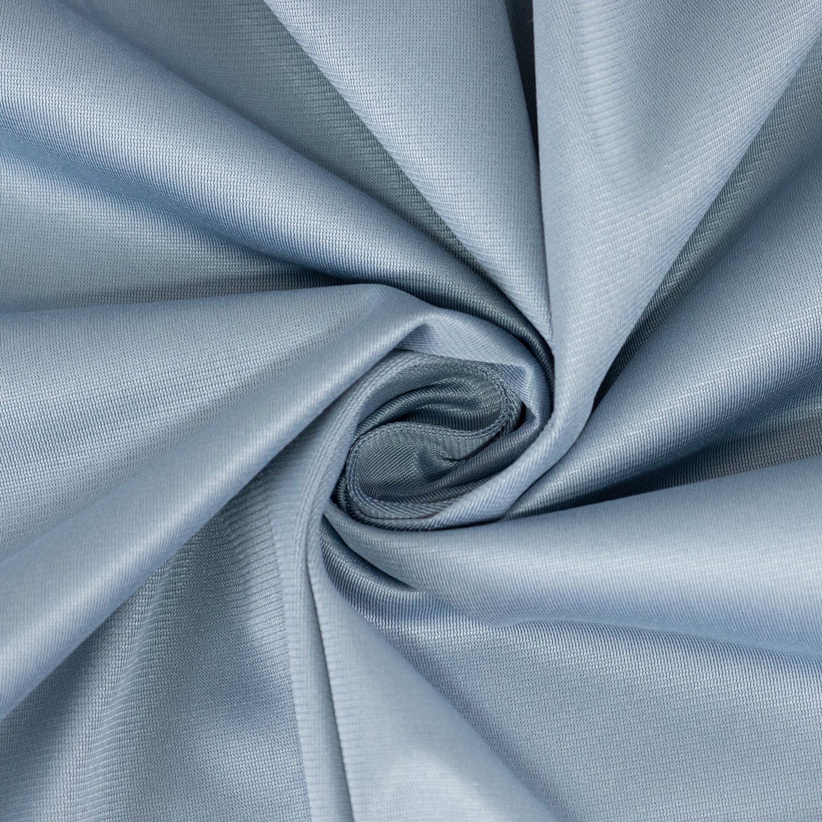 Exclusive Dusty Blue 108' Scuba Round Tablecloth - Wrinkle & Stain Free
