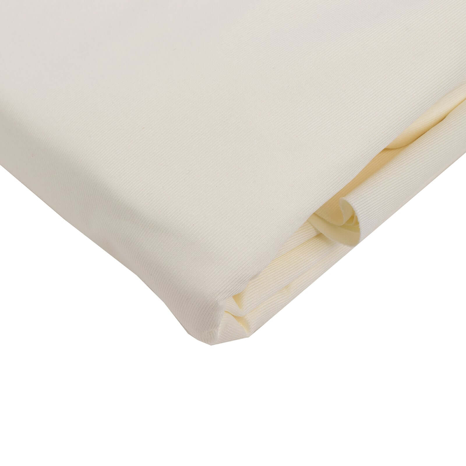 Hot Sale! 60x10 Yards Premium Ivory Scuba Polyester Fabric Roll for DIY Crafts