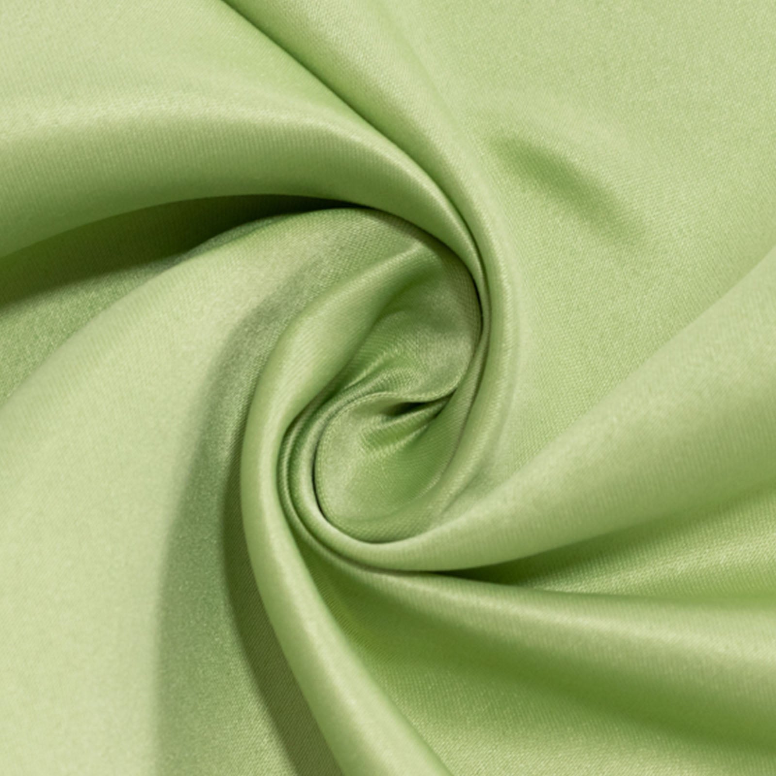 Hot Deal! 5-Pack of Lamour Satin 20x20 Sage Green Dinner Napkins with Soft Matte Finish