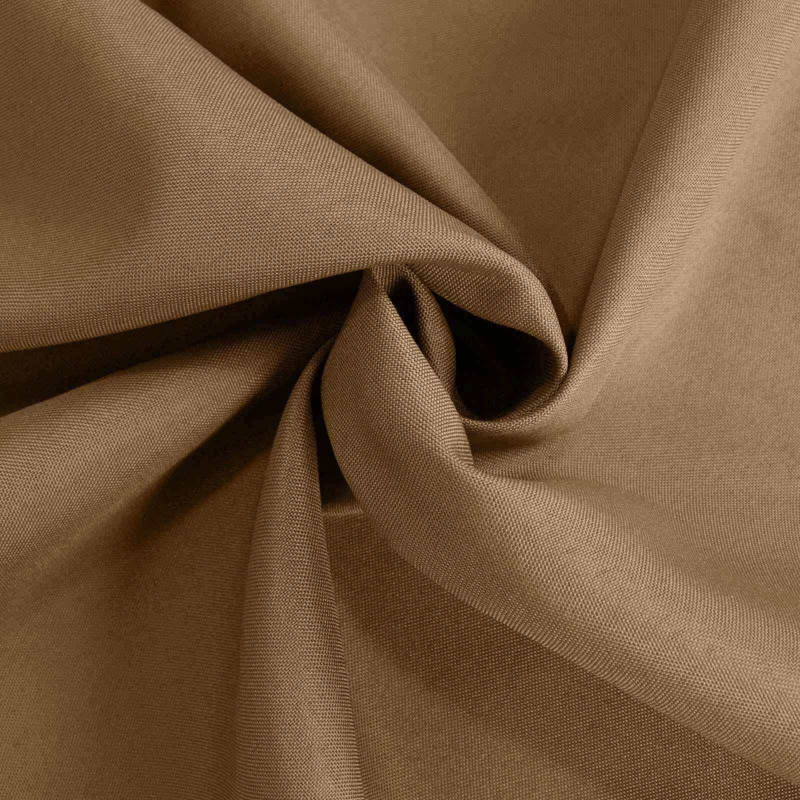 Stylish and Durable Taupe Polyester Rectangle Tablecloth (60x102) - Perfect for Events