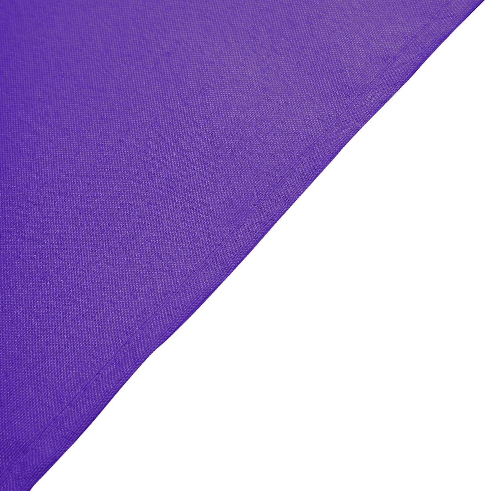Wrinkle-Resistant Purple Polyester Rectangle Tablecloth 60x126 - Great for Events!