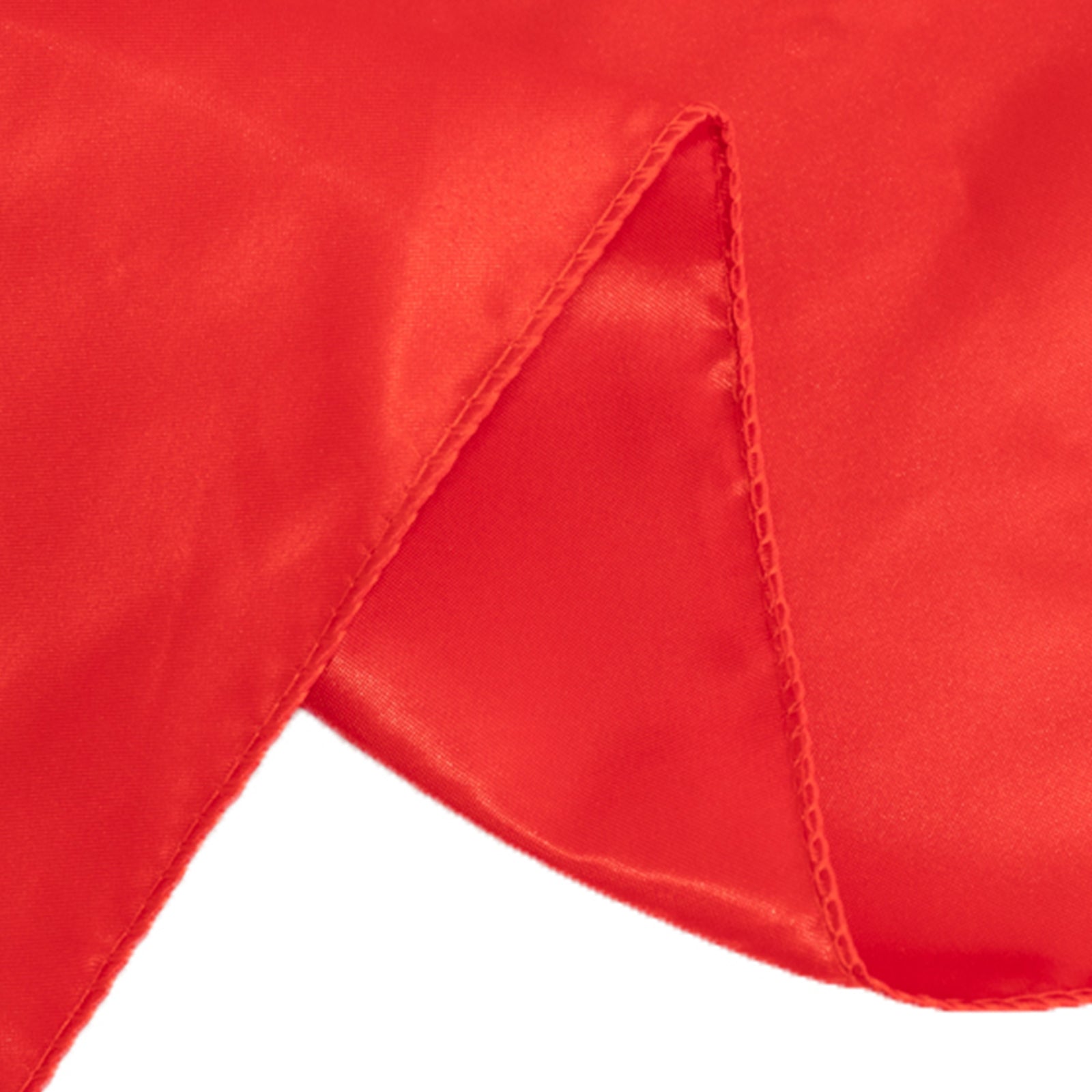 Hot Sale! Red Lamour Satin Square Table Overlay 72x72 for Various Events