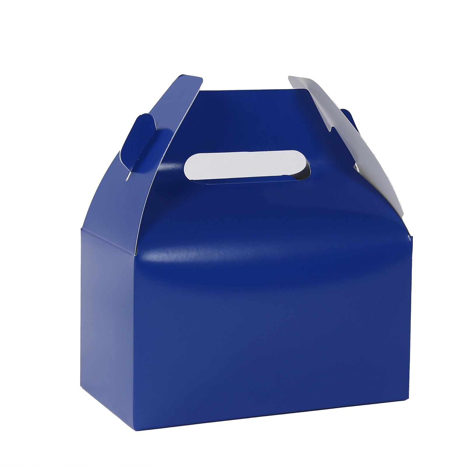25-Pack Royal Blue Party Favor Tote Gable Candy Gift Boxes