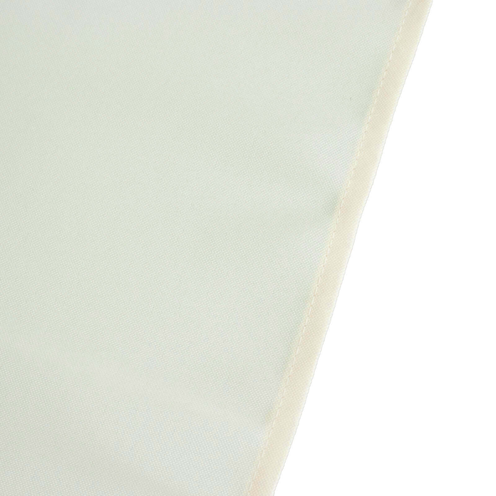 Ivory 70-Inch Premium Polyester Round Tablecloth - 220GSM, Stain & Wrinkle Resistant