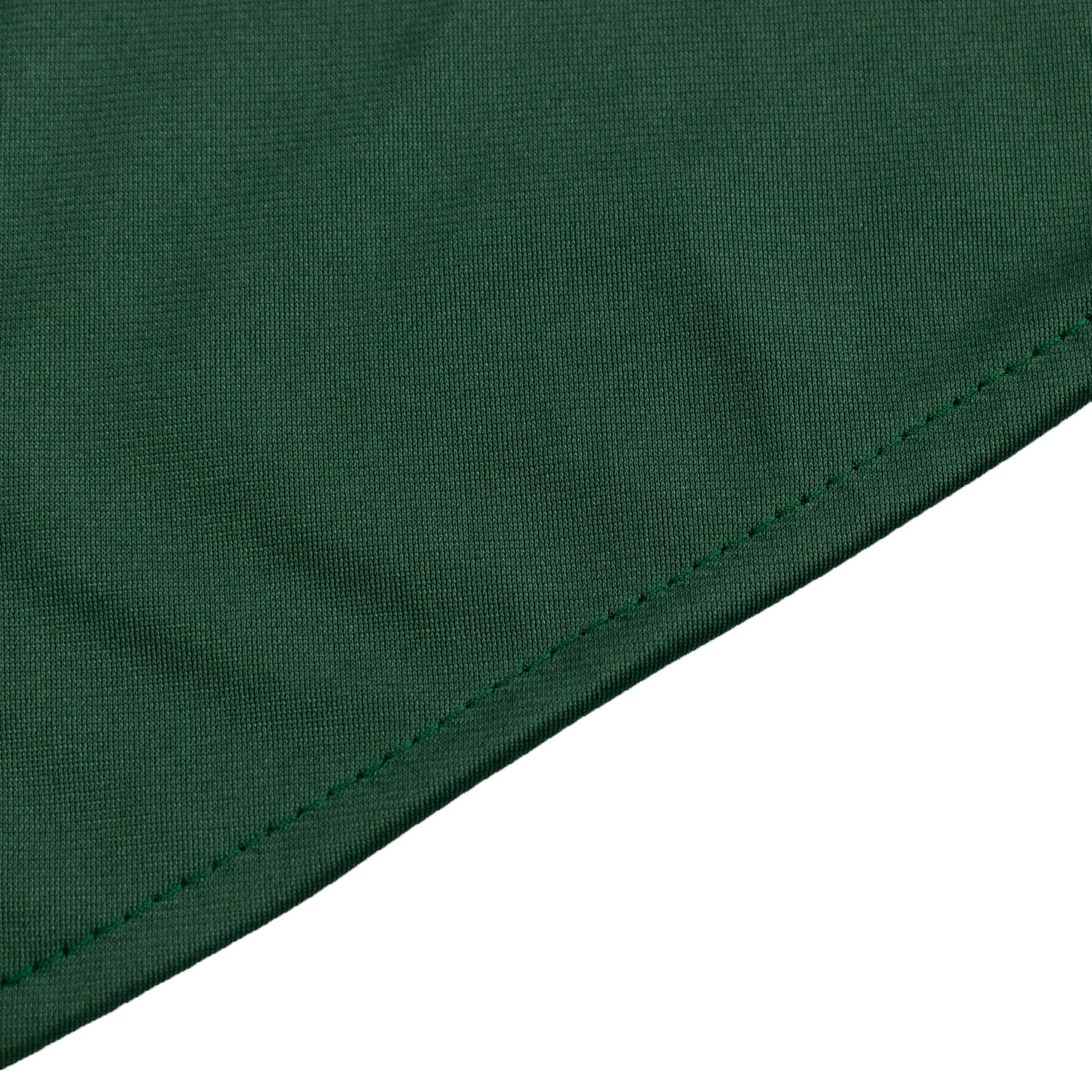Premium Wrinkle-Free & Stain-Resistant 90' Round Scuba Tablecloth in Hunter Emerald Green