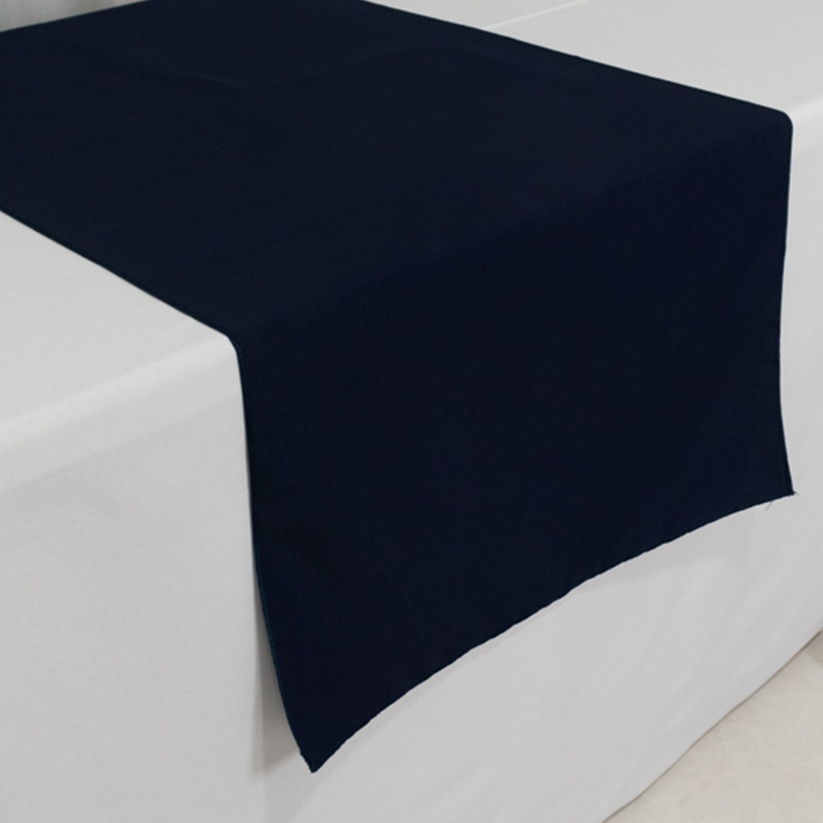 Extra Wide Navy Blue Premium Polyester 24x72 Sublimation Printable Table Runner