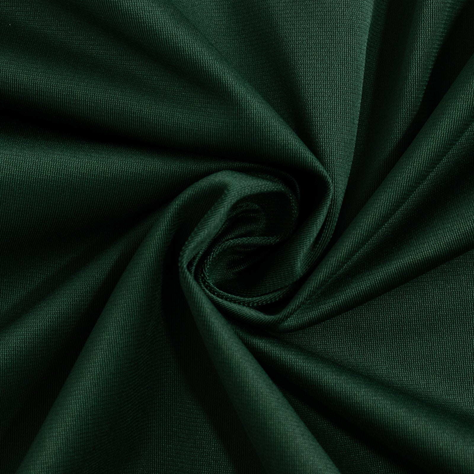 Premium Wrinkle-Free & Stain-Resistant 90' Round Scuba Tablecloth in Hunter Emerald Green