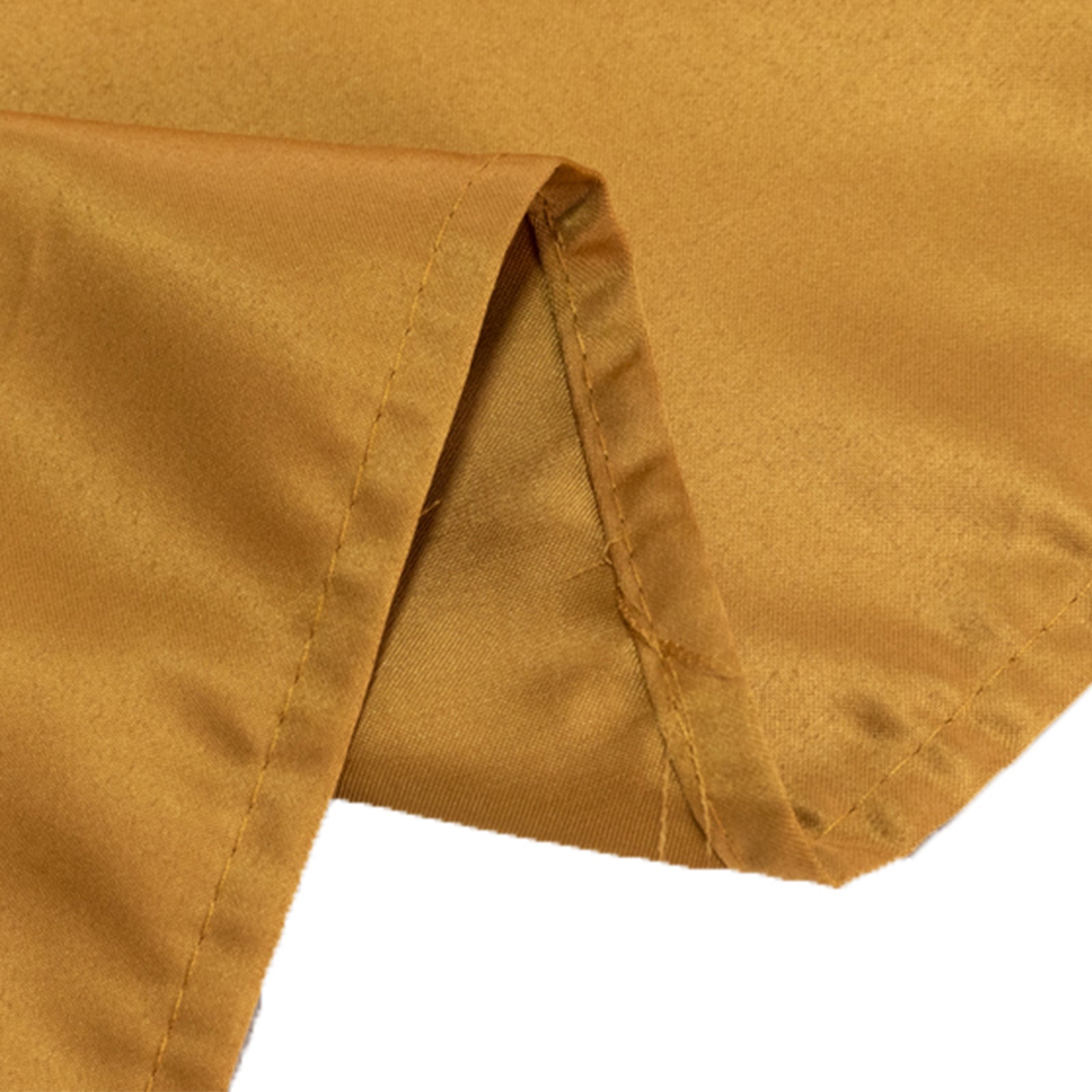 Hot Sale! Gold Lamour Satin Rectangle Tablecloth (60x102) for Weddings and Banquets - Durable and Silky Soft
