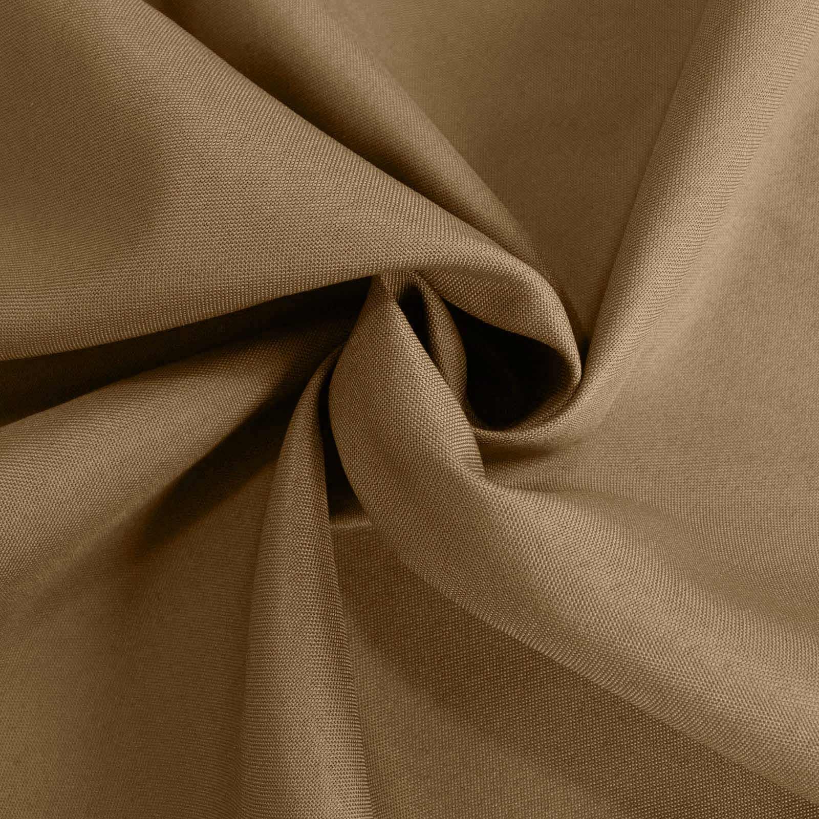 Get This Seamless, Wrinkle-Resistant 90x132 Polyester Rectangle Taupe Tablecloth Now!