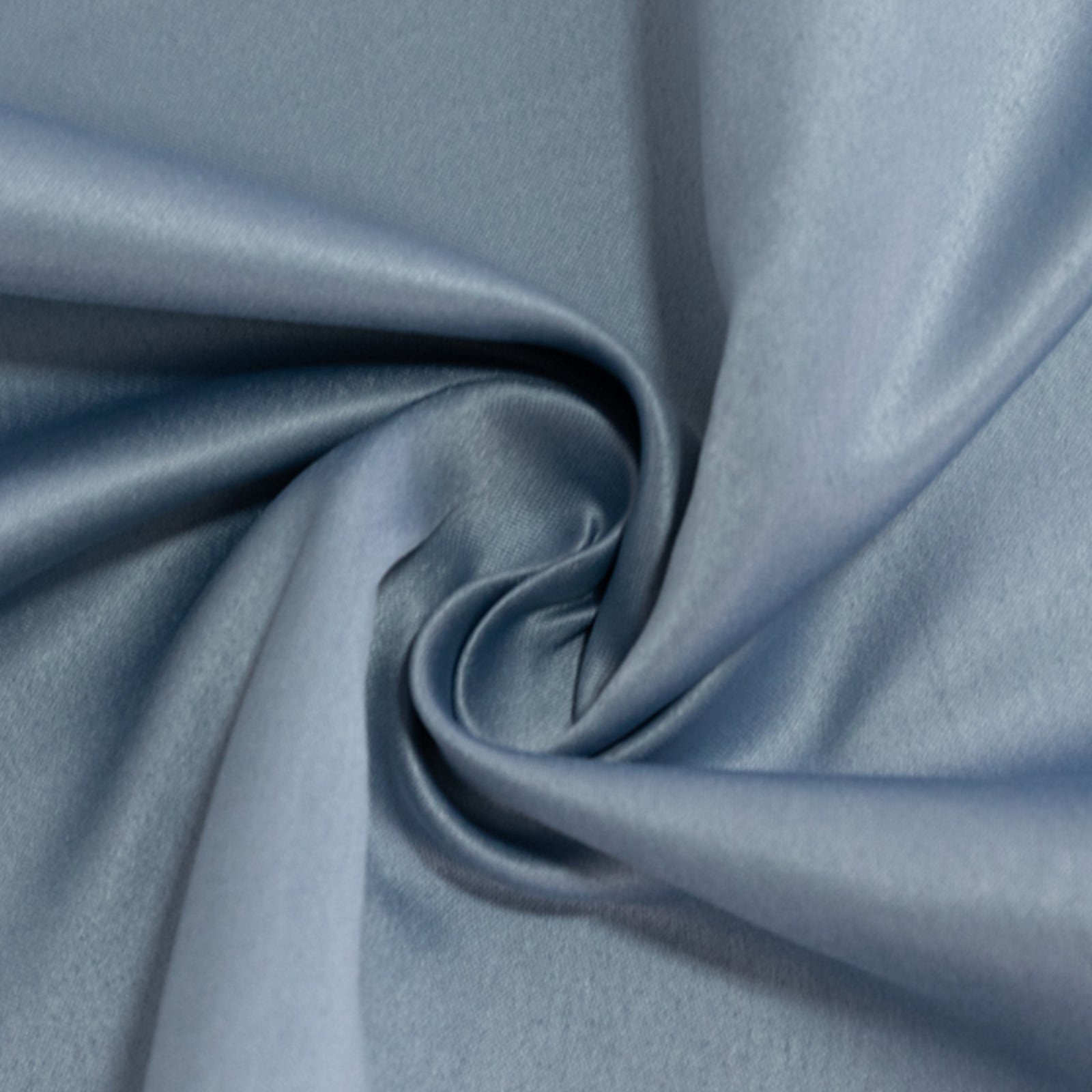 Hot! Dusty Blue Lamour Satin 120" Round Seamless Tablecloth with Soft Sheen