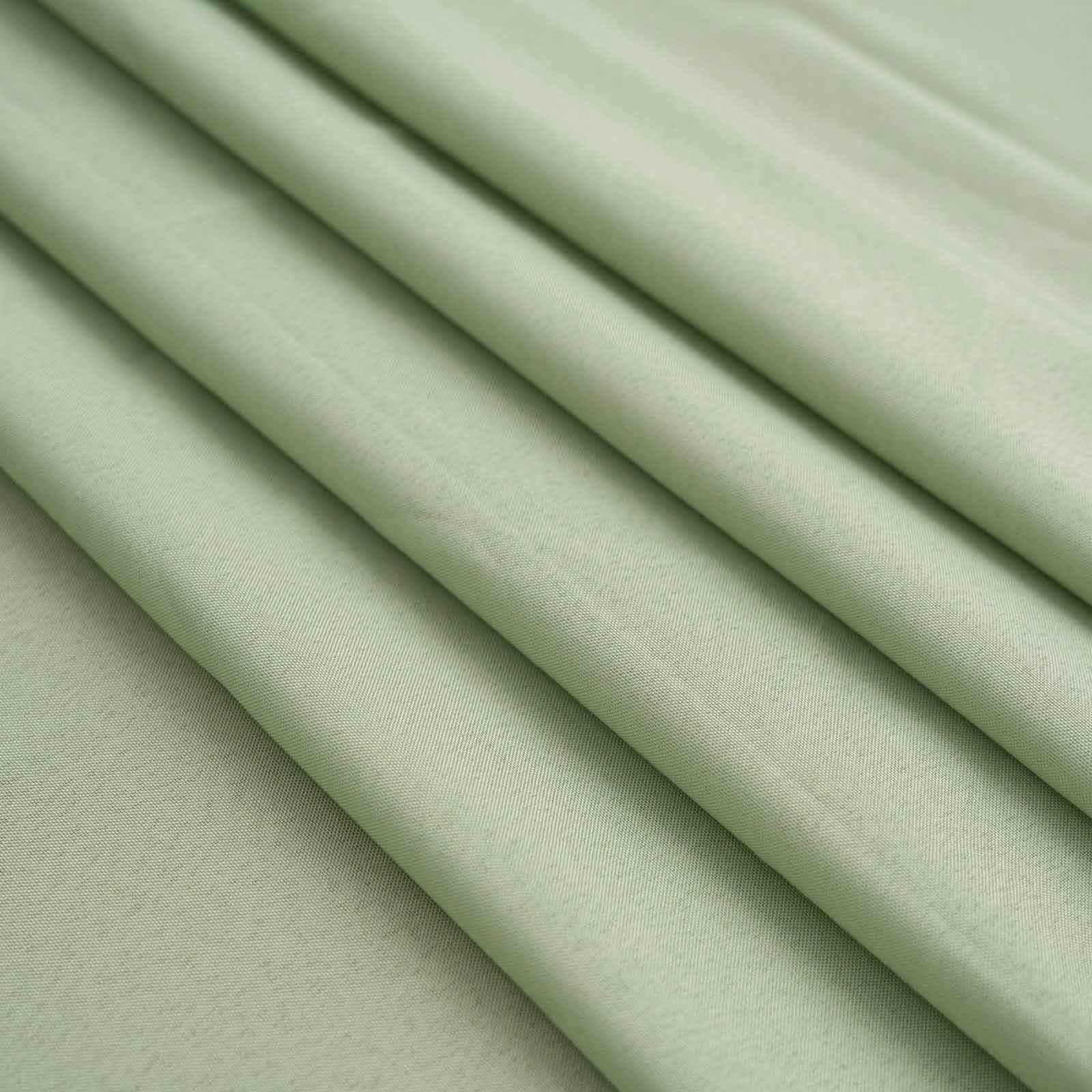 Seamless Wrinkle-Resistant Sage Green Polyester Rectangle Tablecloth 90x132