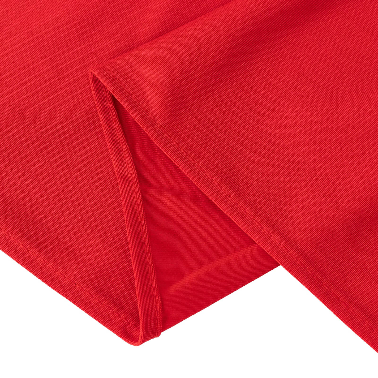 Hot Sale! Premium Red Scuba Polyester Rectangular 60x102 Wrinkle-Free & Stain-Resistant Tablecloth