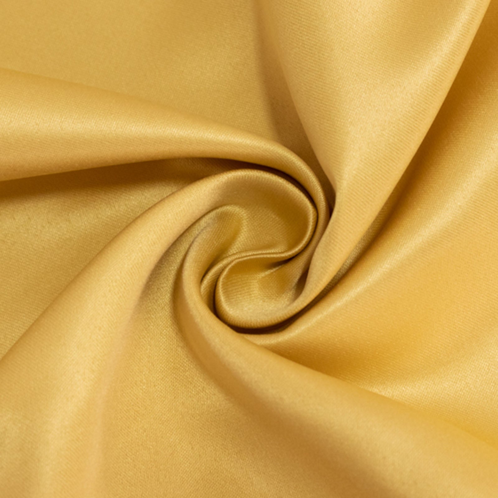 Get 5-Pack of Lamour Satin Dinner Napkins in Champagne, 20x20 Size