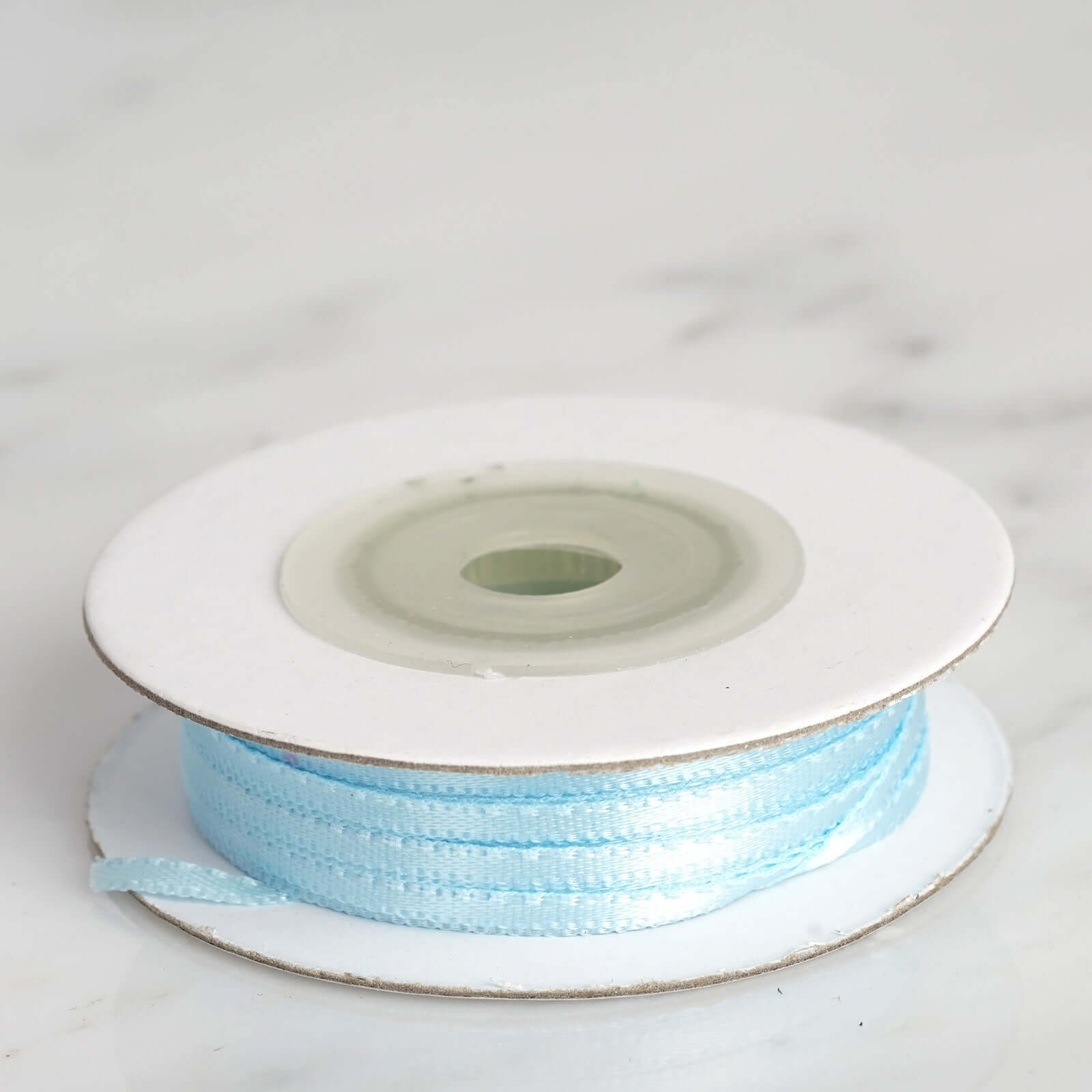 1/16' Wide Blue Single - Face Glossy Satin Decorative Ribbon, 100 Yards per Spool